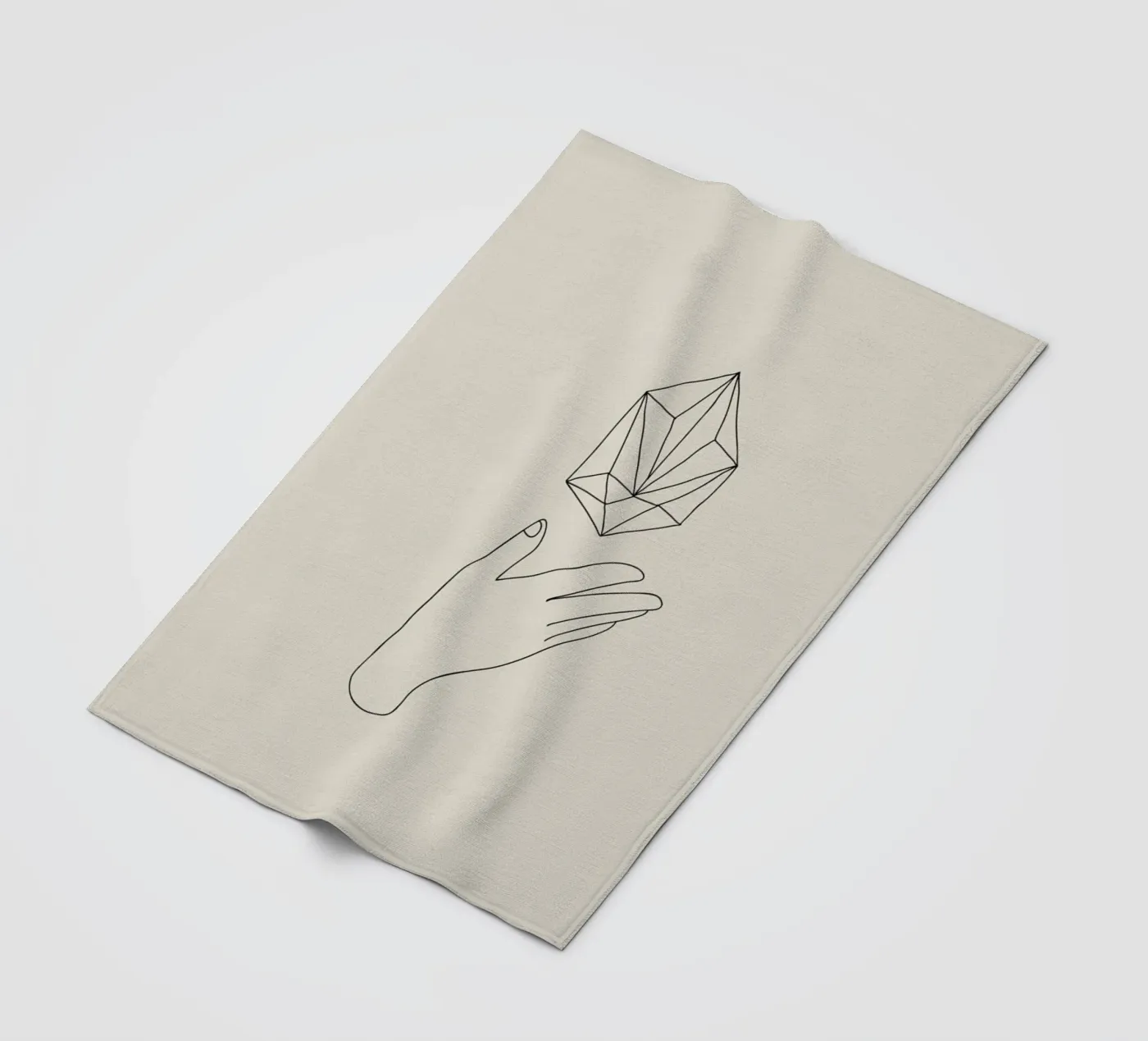 Diamond Fleecedecke von Pure