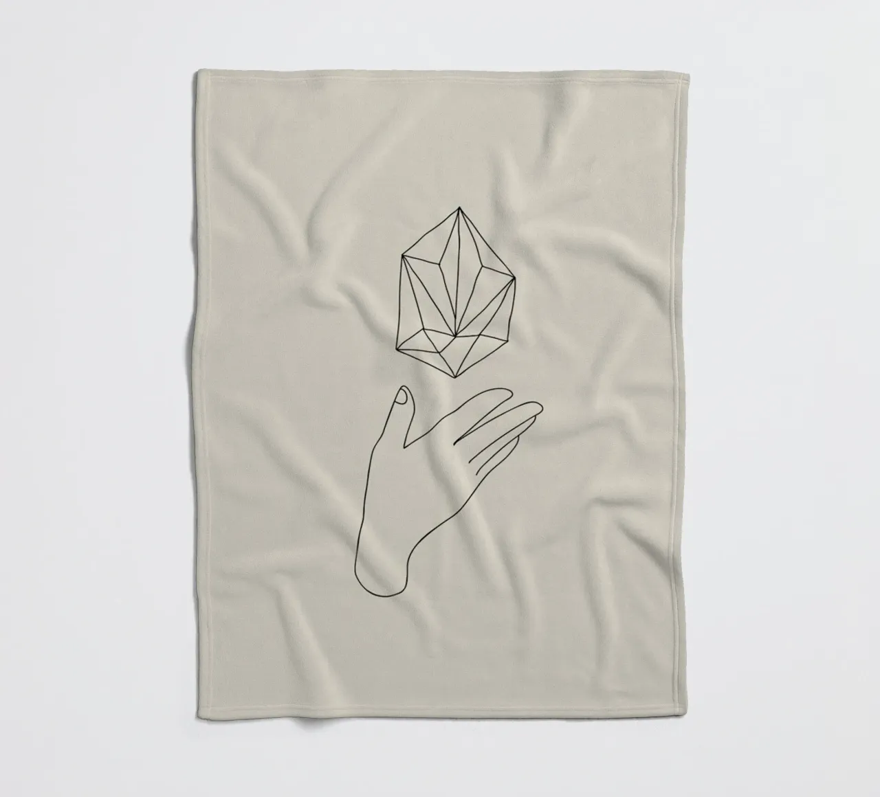 Diamond Fleecedecke von Pure