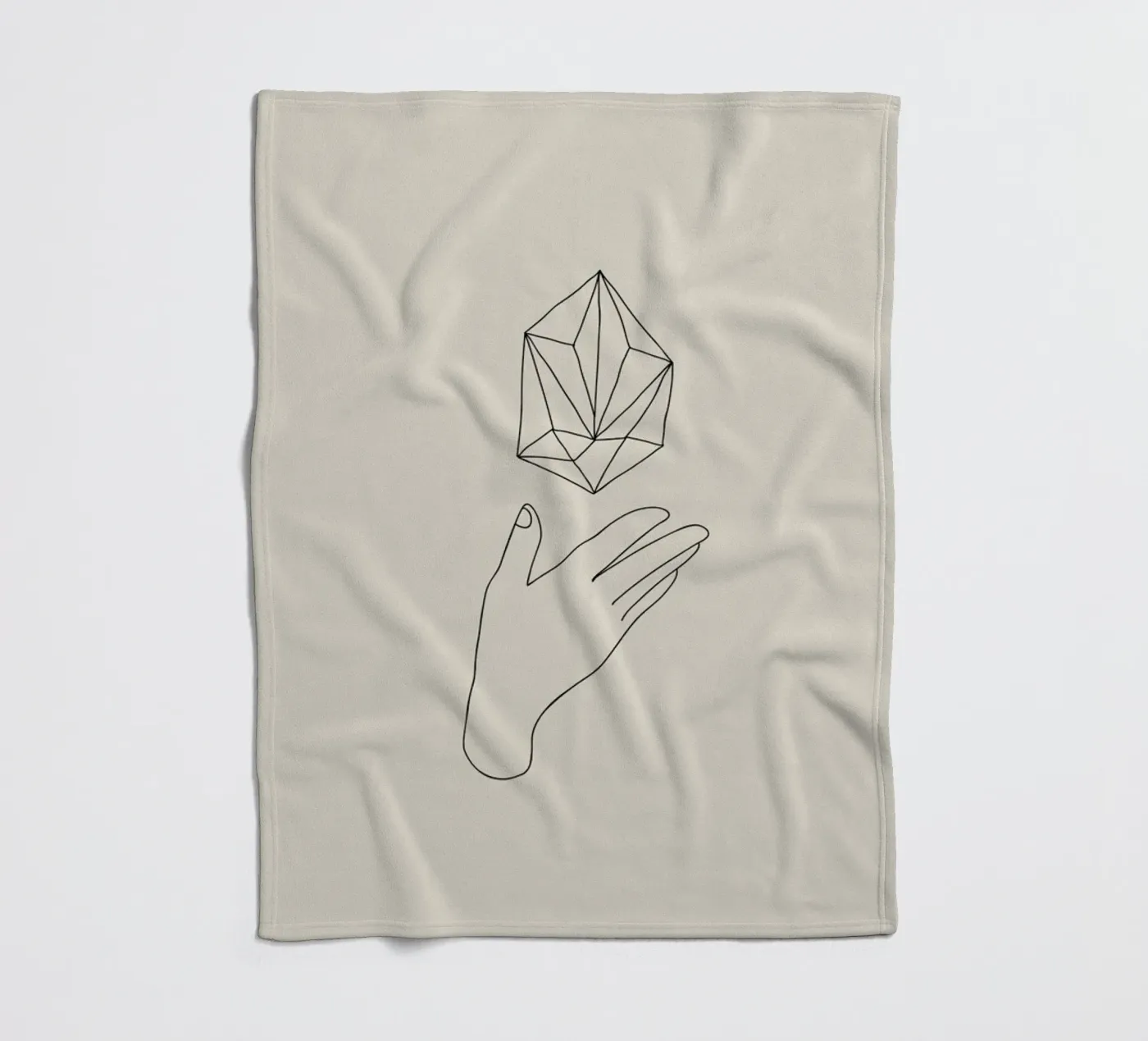 Diamond Fleecedecke von Pure