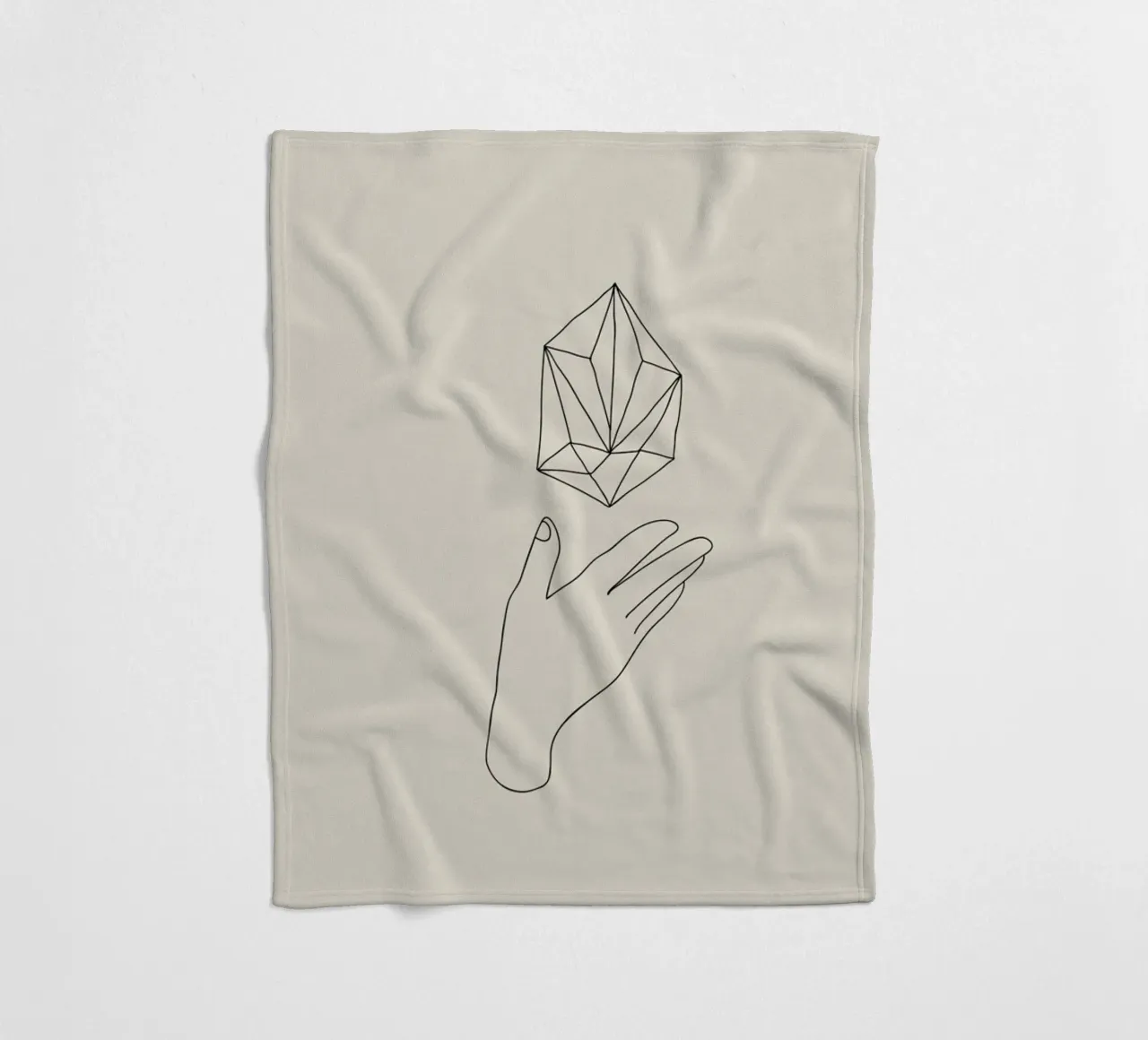 Diamond Fleecedecke von Pure