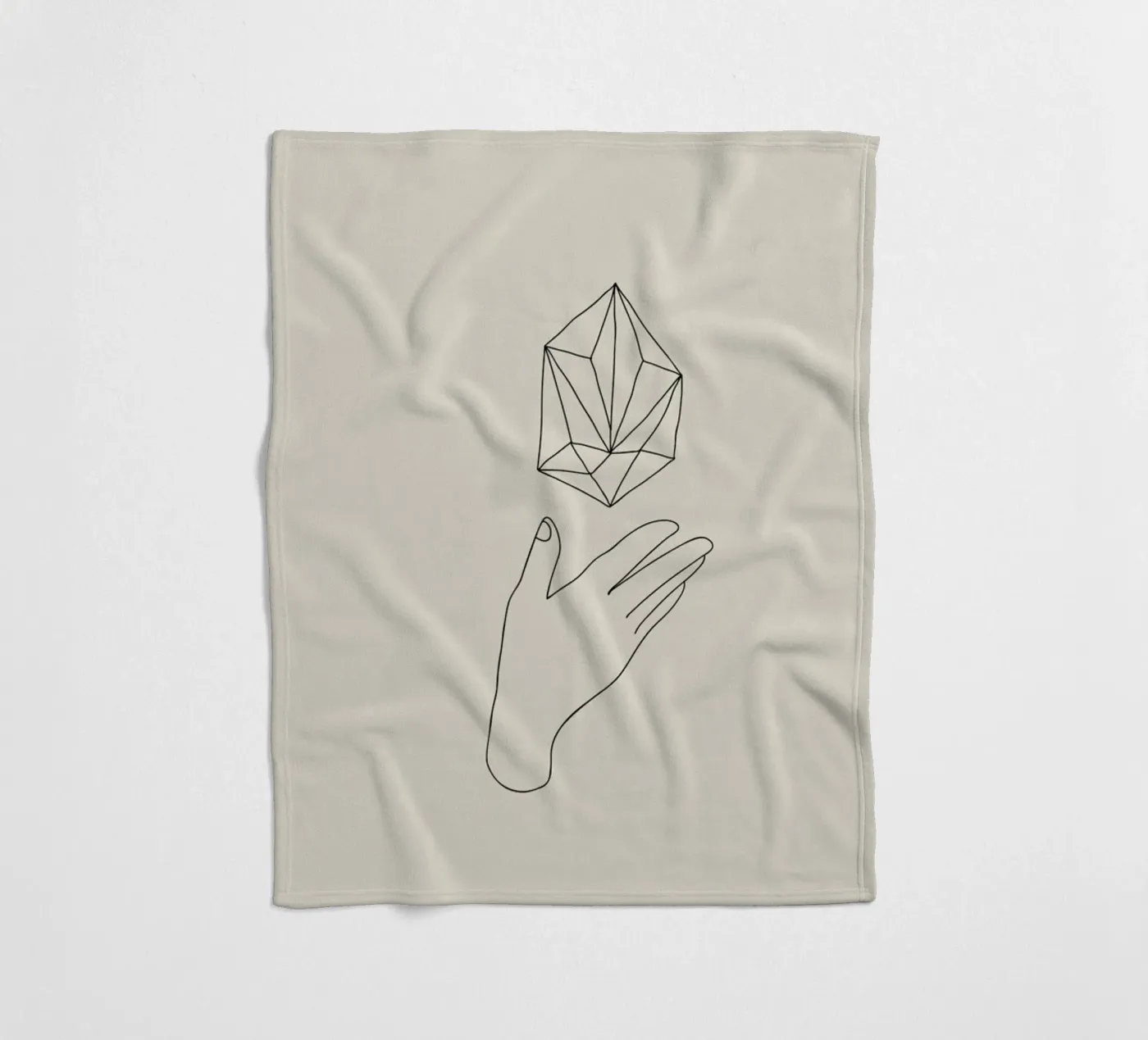 Diamond Fleecedecke von Pure