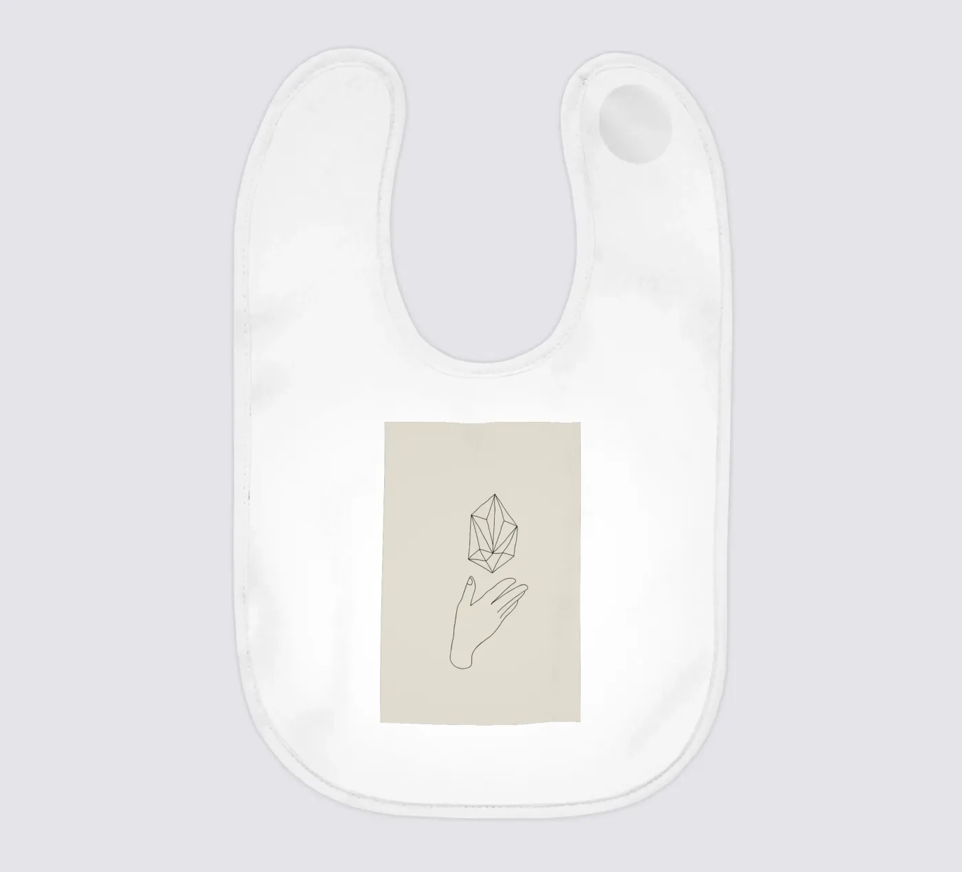 Diamond baby slabbetje van Pure