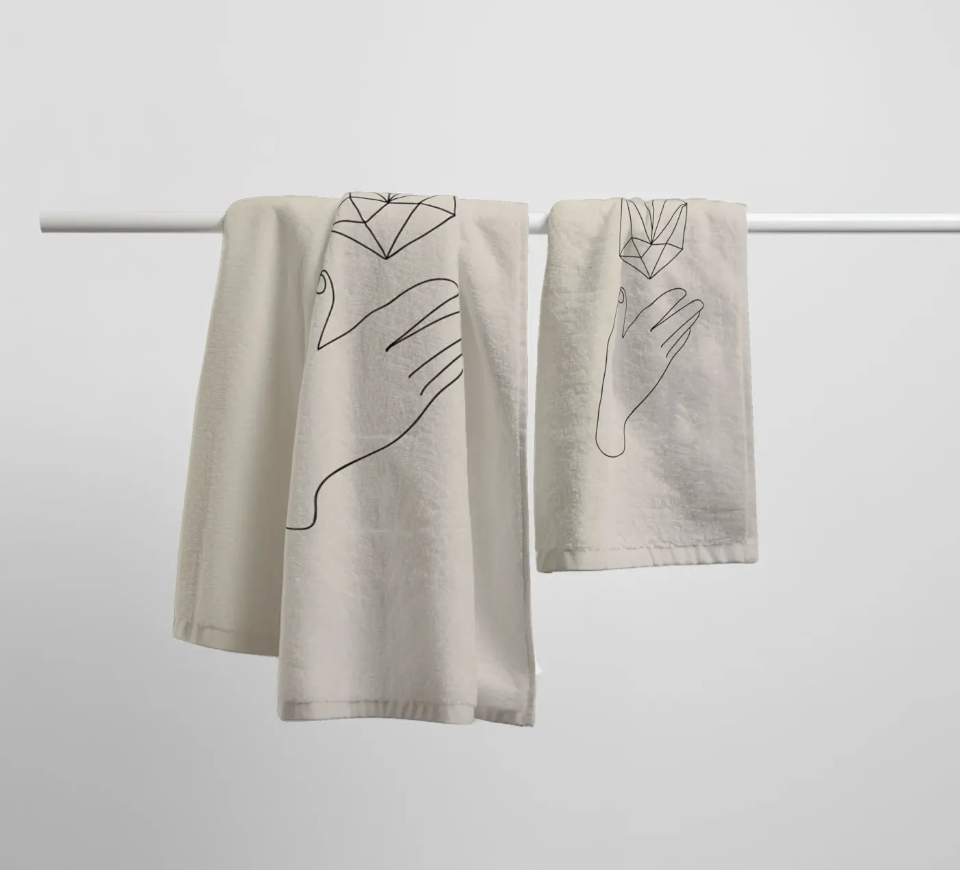 Diamond towel by Pure