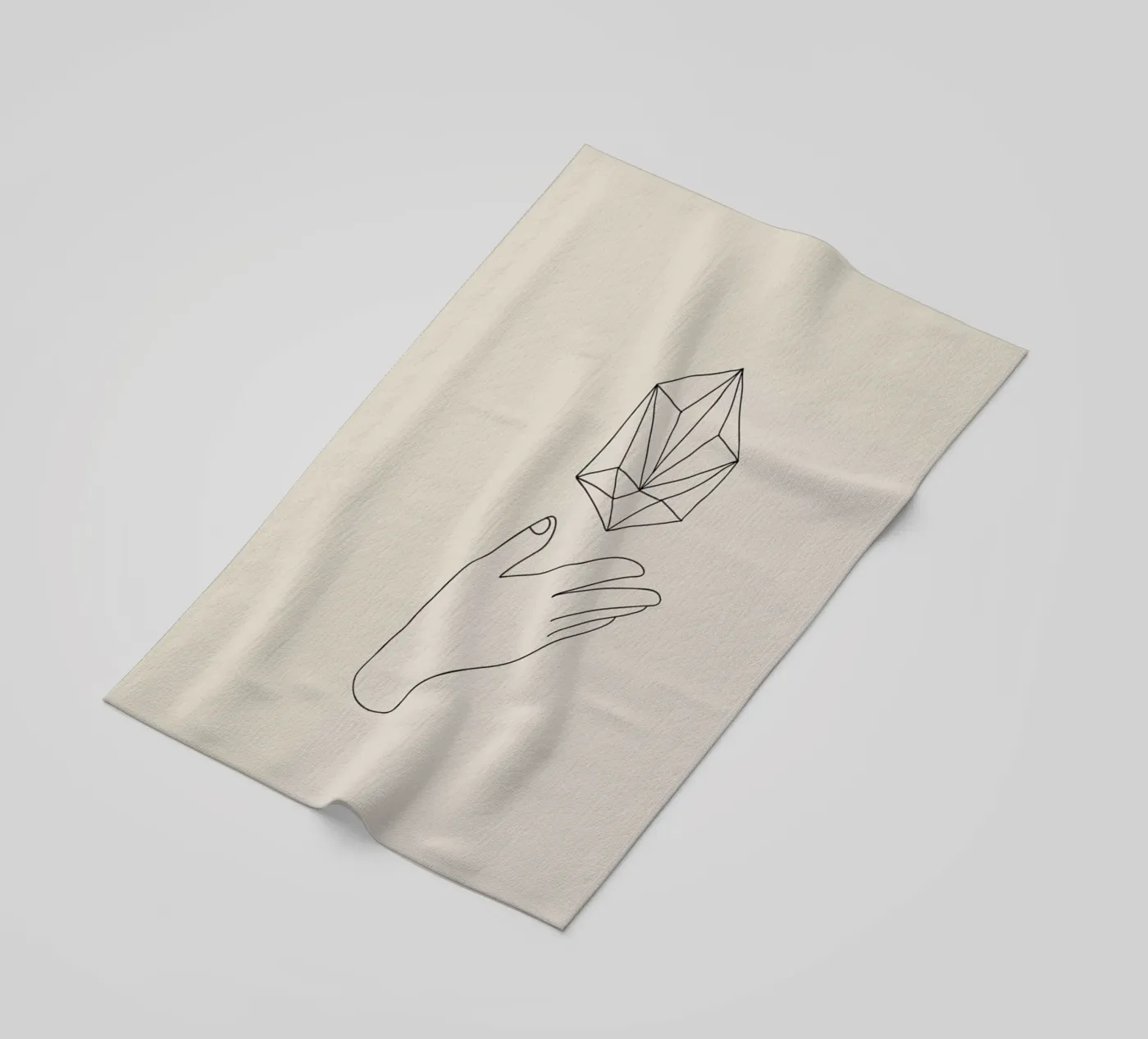 Diamond beach towel by Pure
