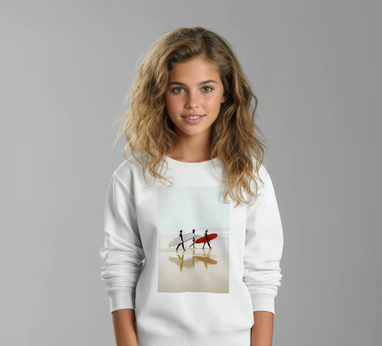 Surf Triple 2 kids sweatshirt by In Full Color