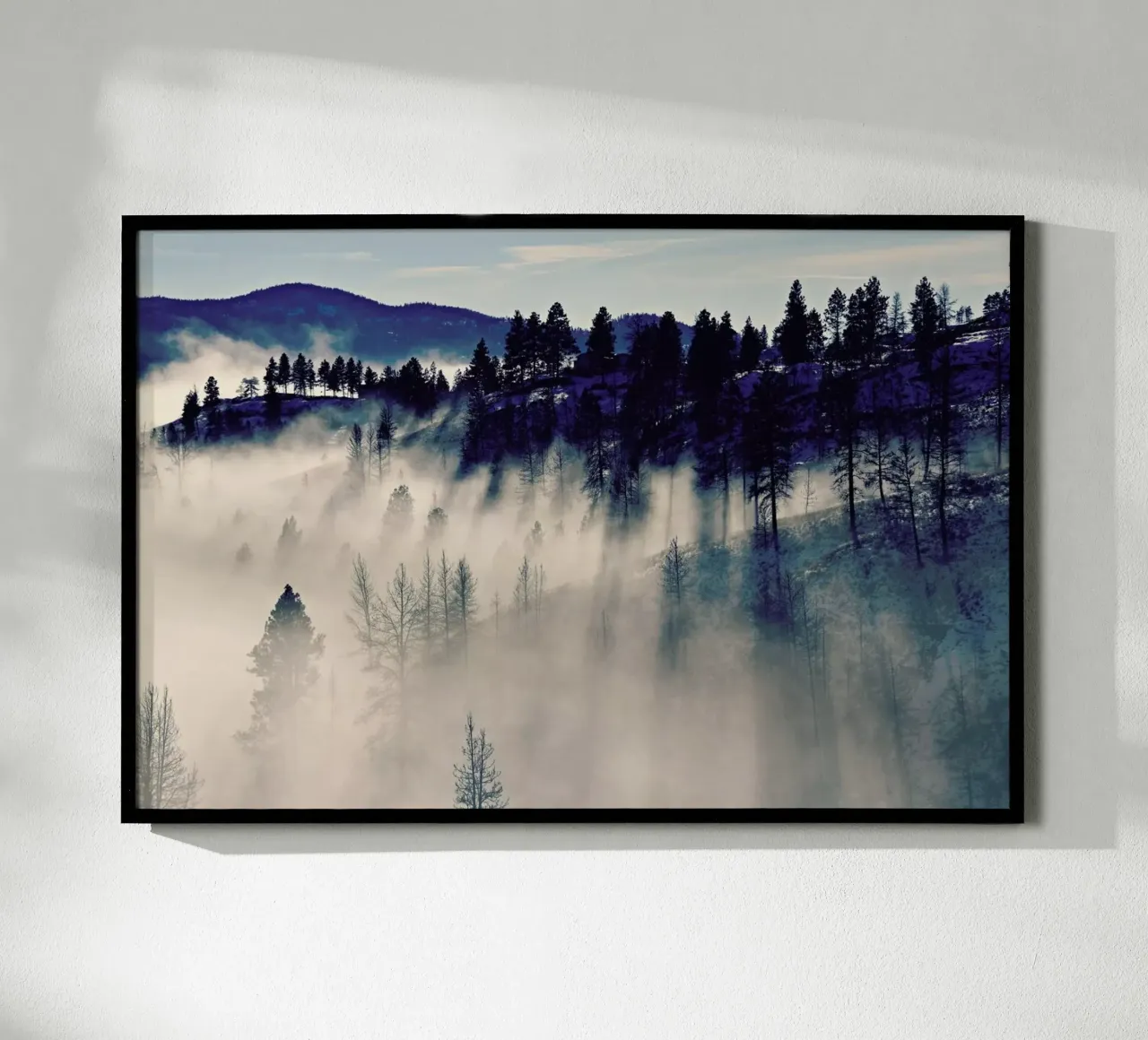 Mountaintop Living poster con telaio in alluminio da Robin Delean