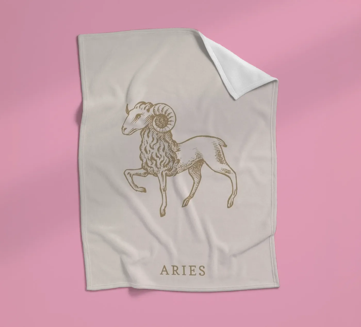 Aries fleecedeken van Flora & Fauna