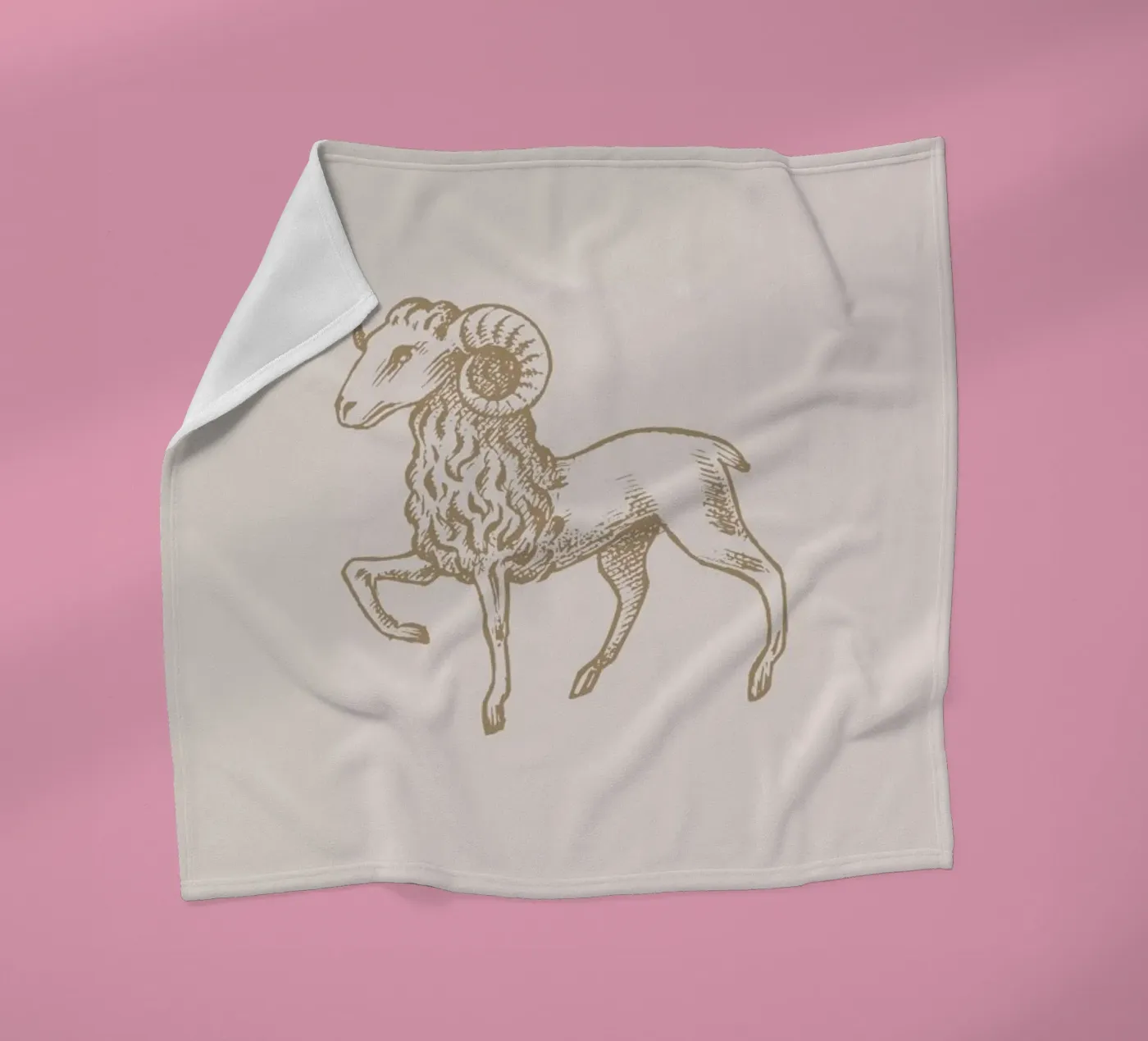 Aries fleecedeken van Flora & Fauna