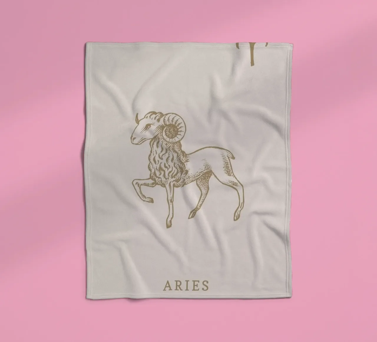 Aries fleecedeken van Flora & Fauna