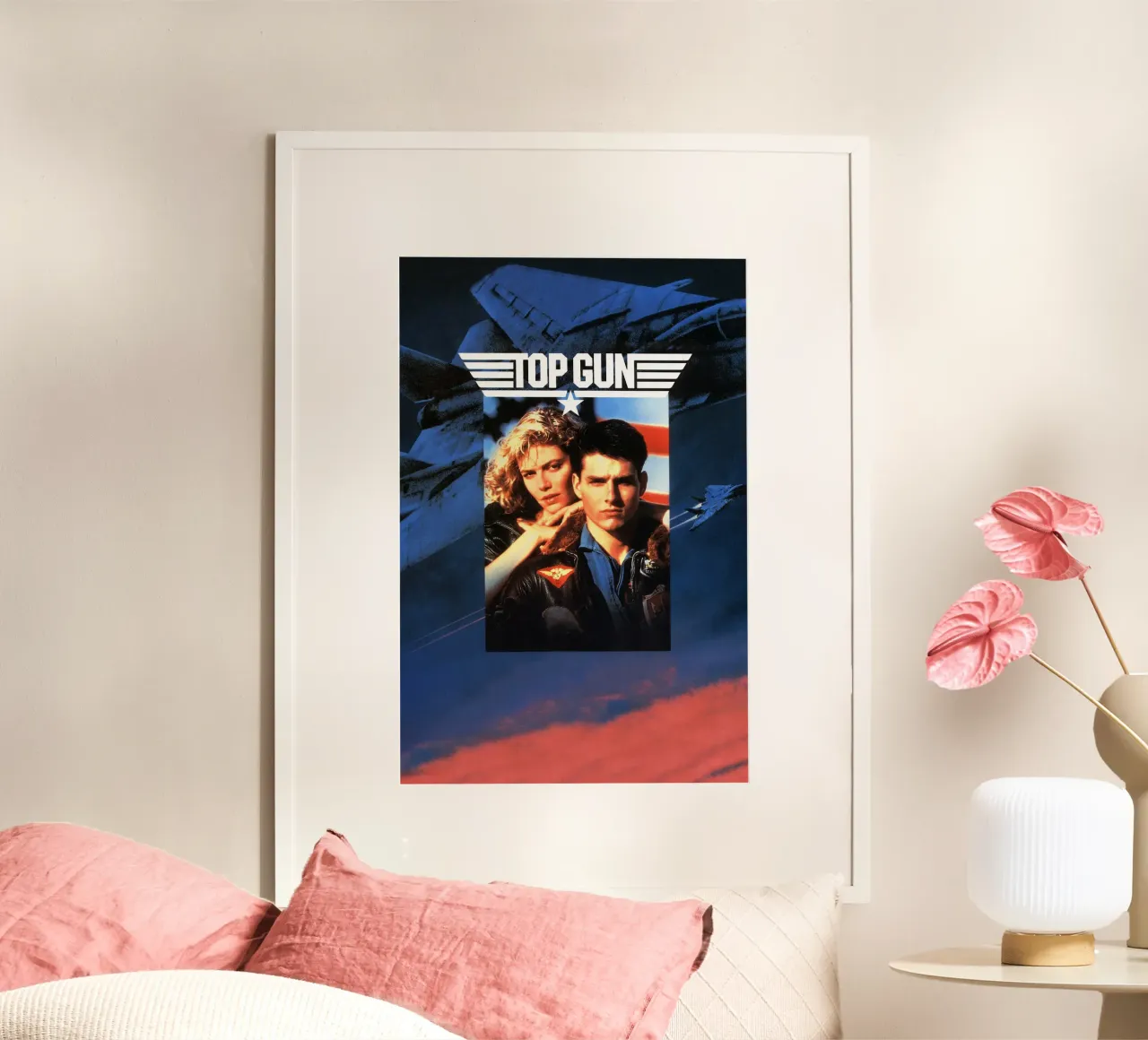 Top Gun Movie poster con telaio in plastica da Attaboy Dsgn