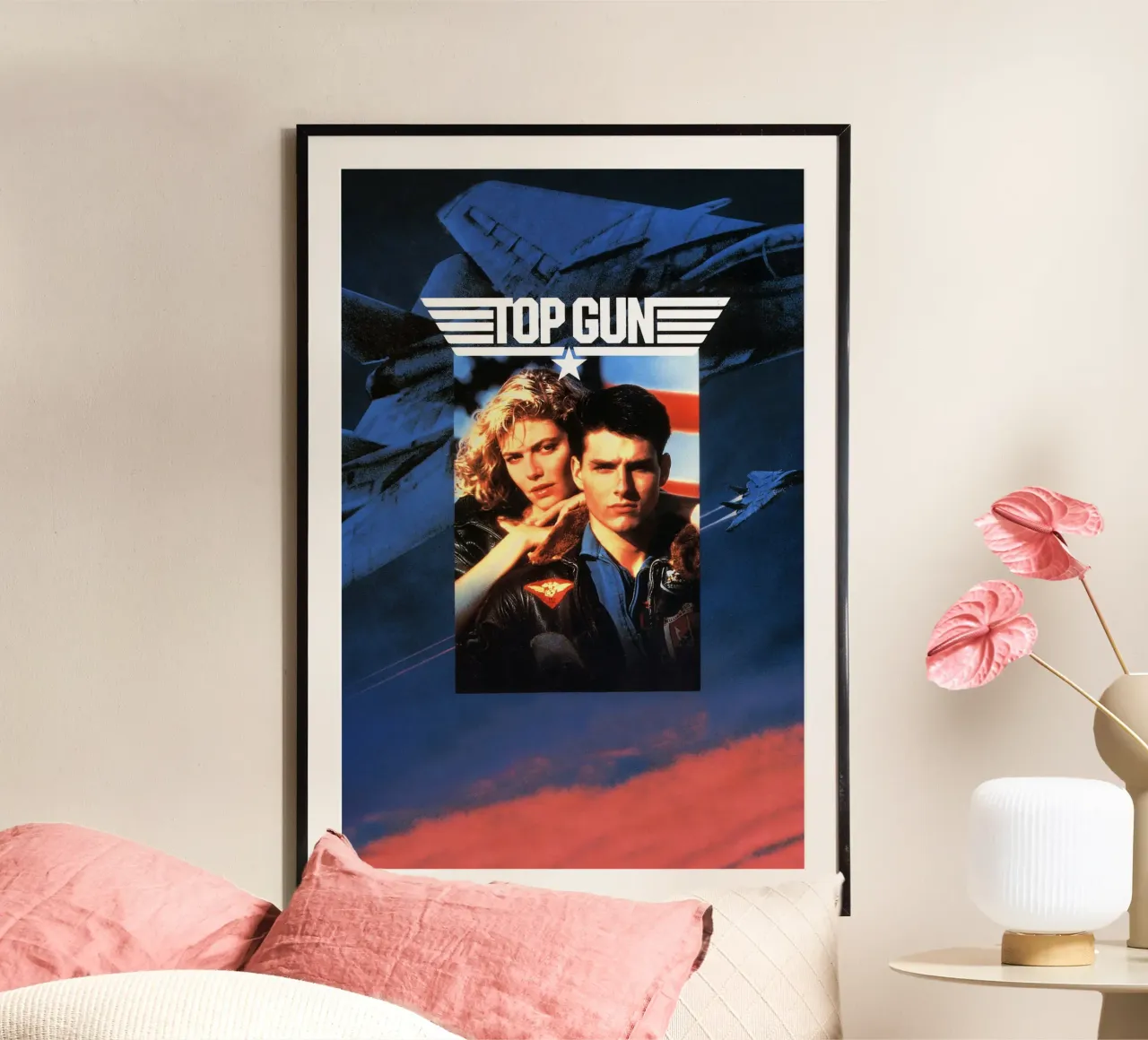 Top Gun Movie poster con telaio in plastica da Attaboy Dsgn