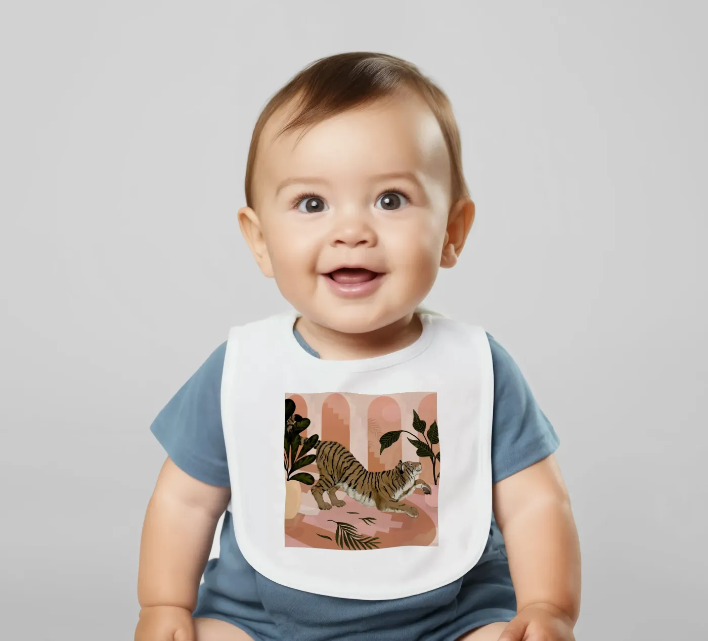 Easy Tiger Babylätzchen von Laura Graves