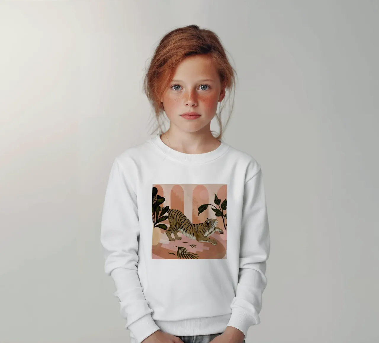 Easy Tiger felpa bambino da Laura Graves