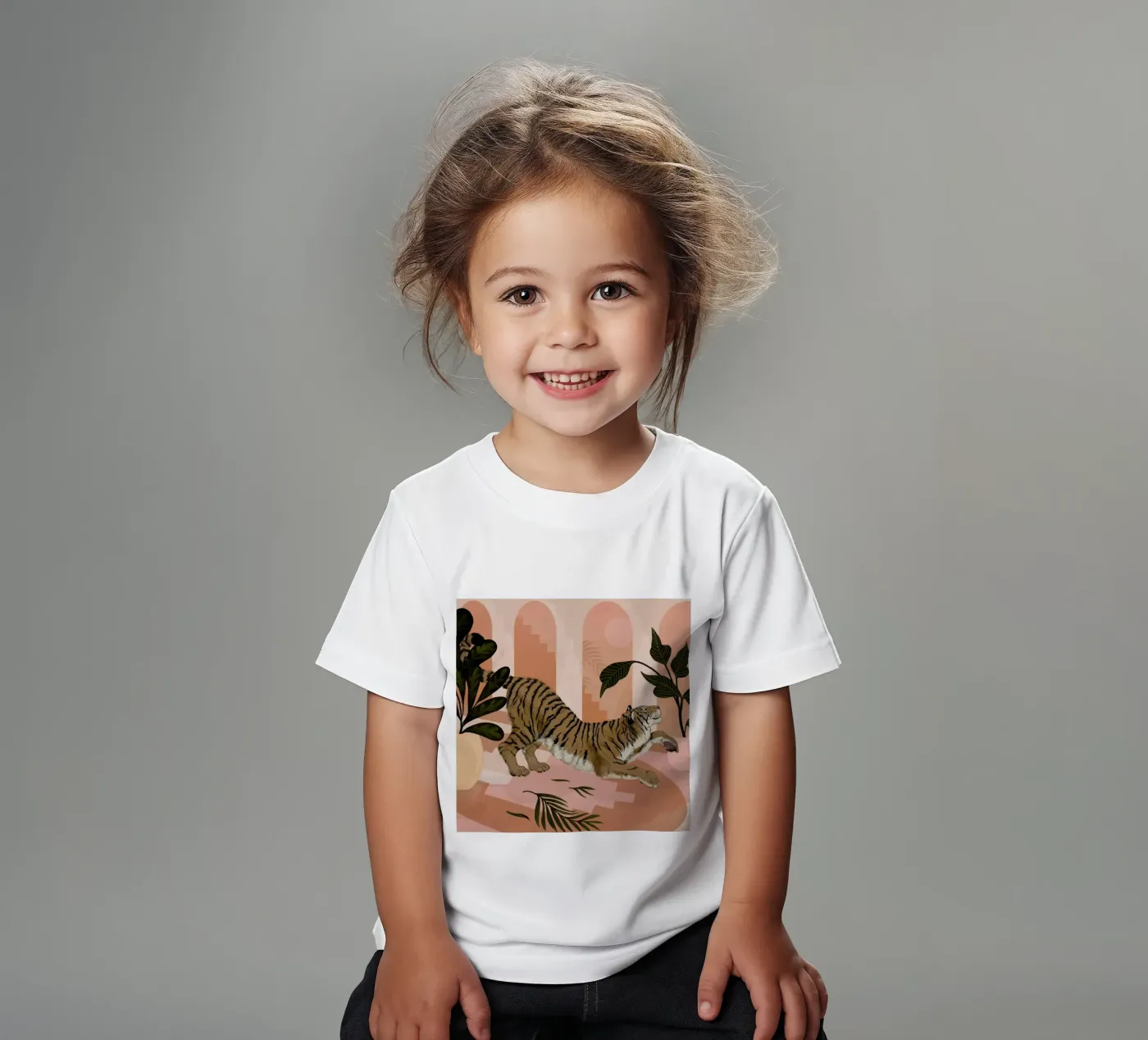 Easy Tiger t-shirt bambini da Laura Graves