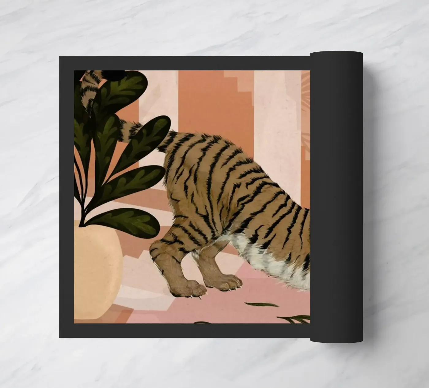 Easy Tiger doormat by Laura Graves