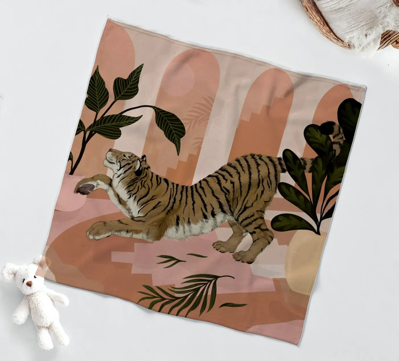 Easy Tiger Fleecedecke von Laura Graves