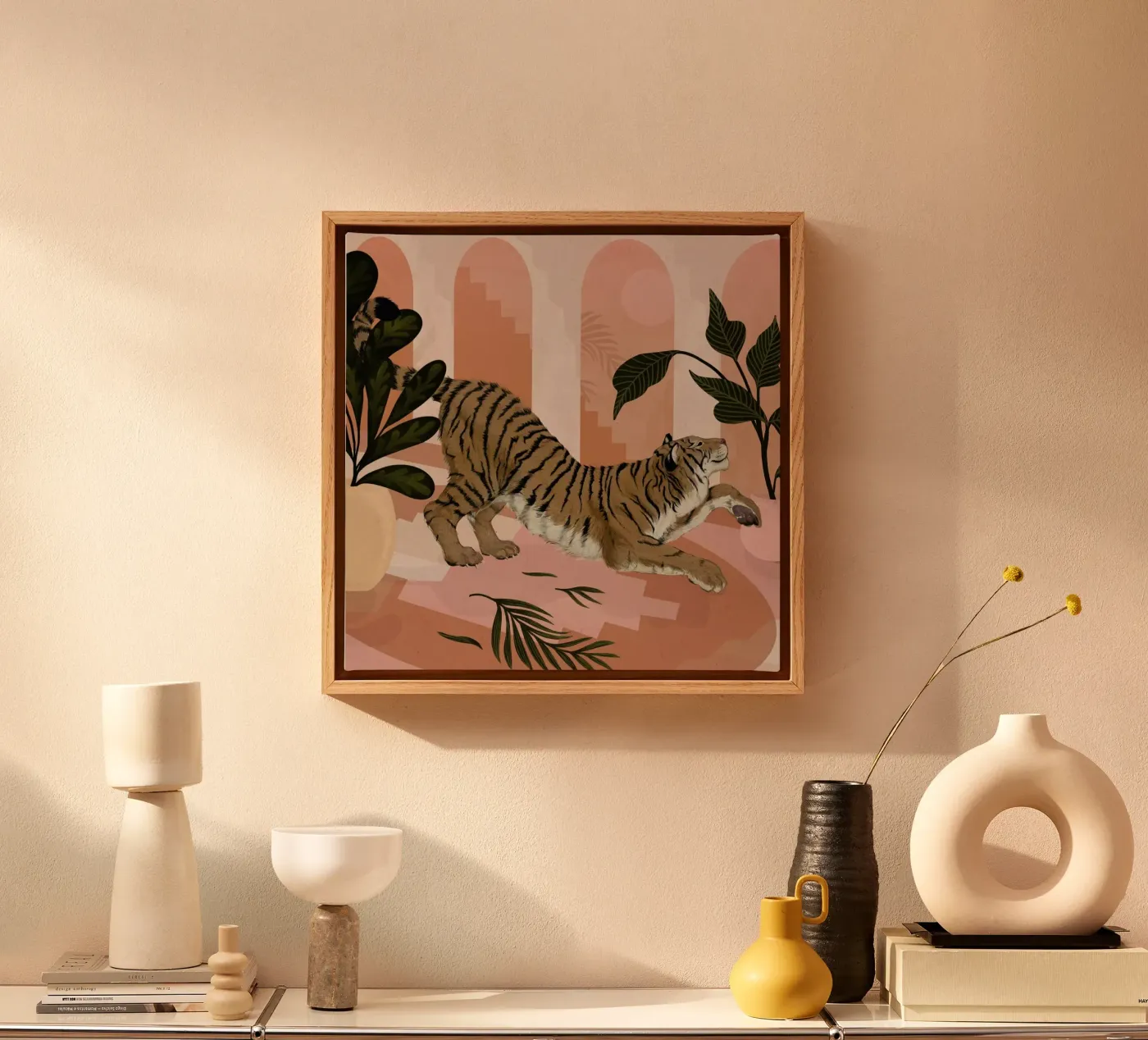 Easy Tiger tela da Laura Graves