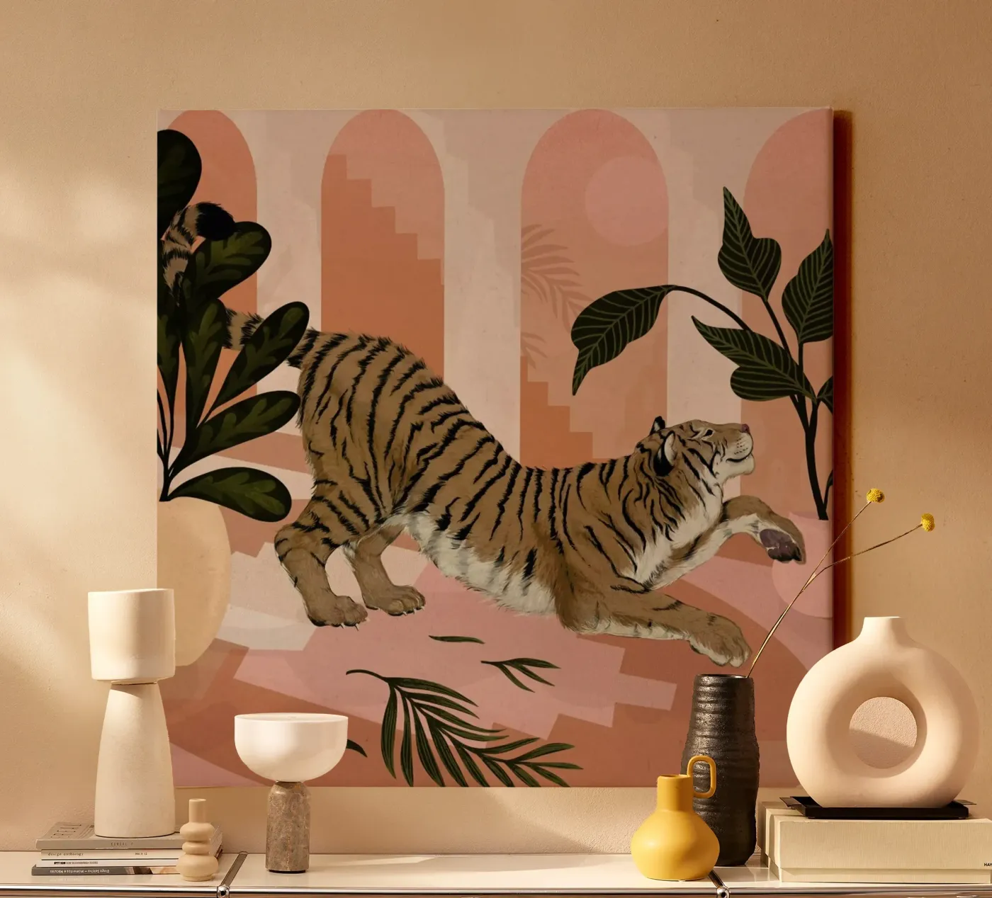 Easy Tiger tela da Laura Graves