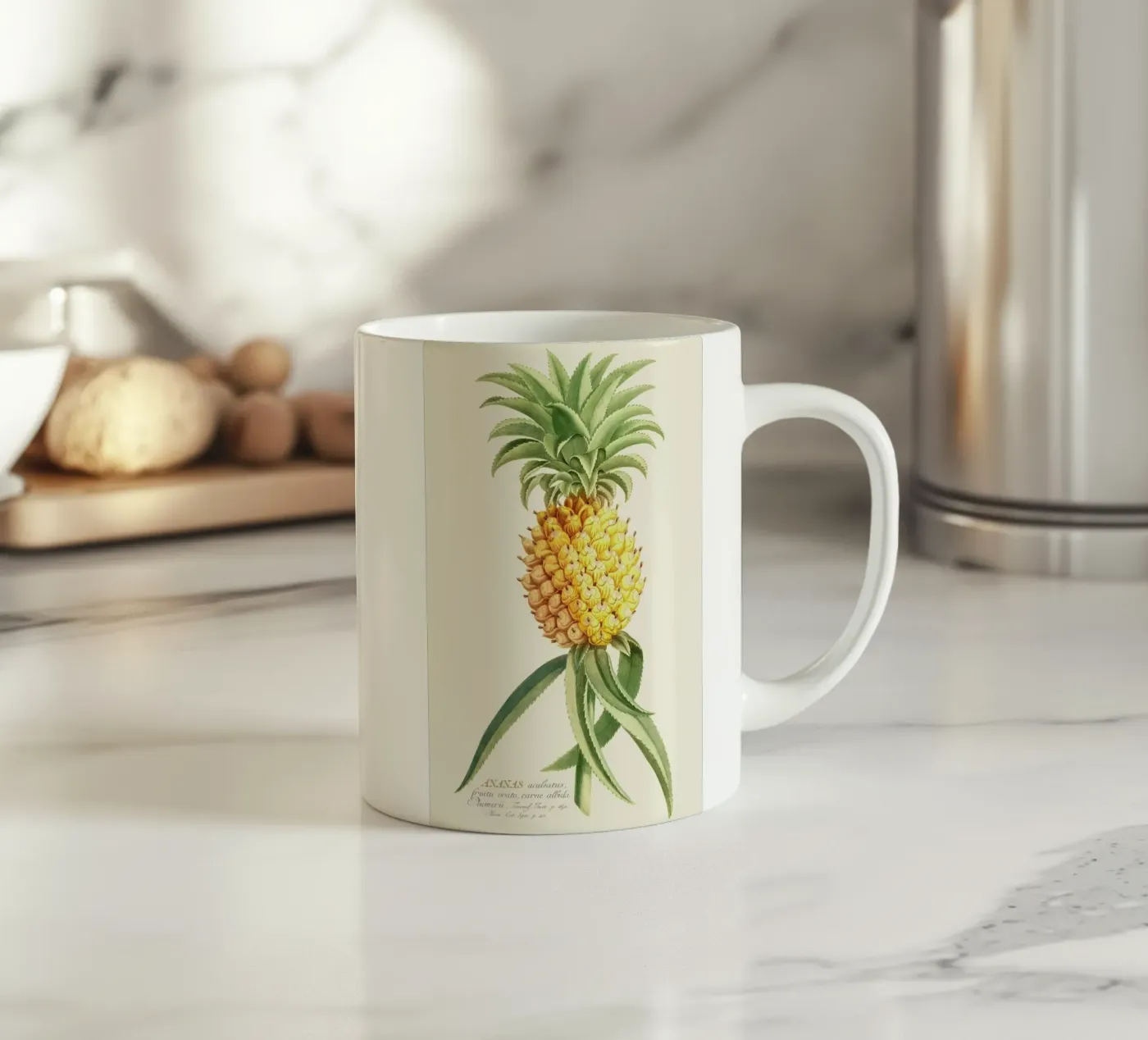 Pineapple 2 ceramic mug by Astër
