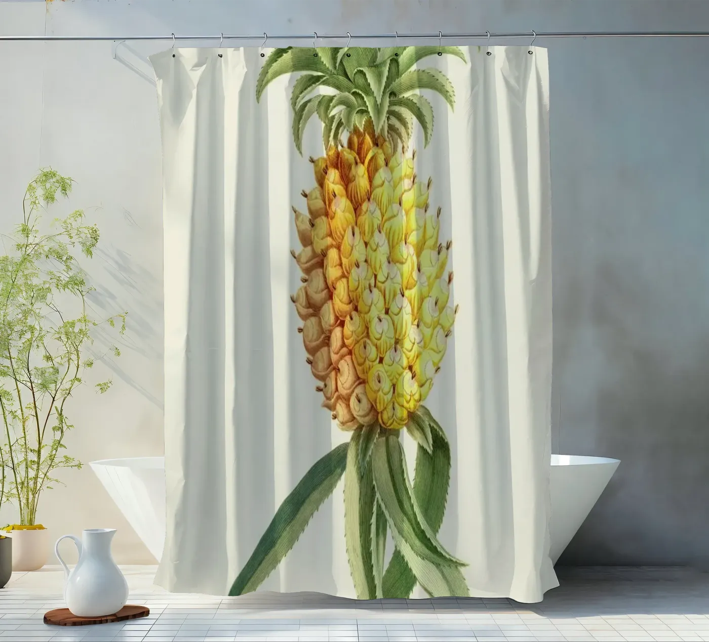 Pineapple 2 douchegordijn van Astër