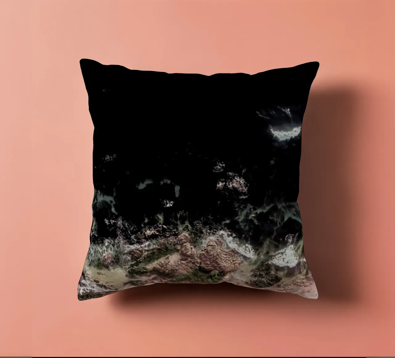 Ocean Pearls decorative cushion by Ingrid Beddoes
