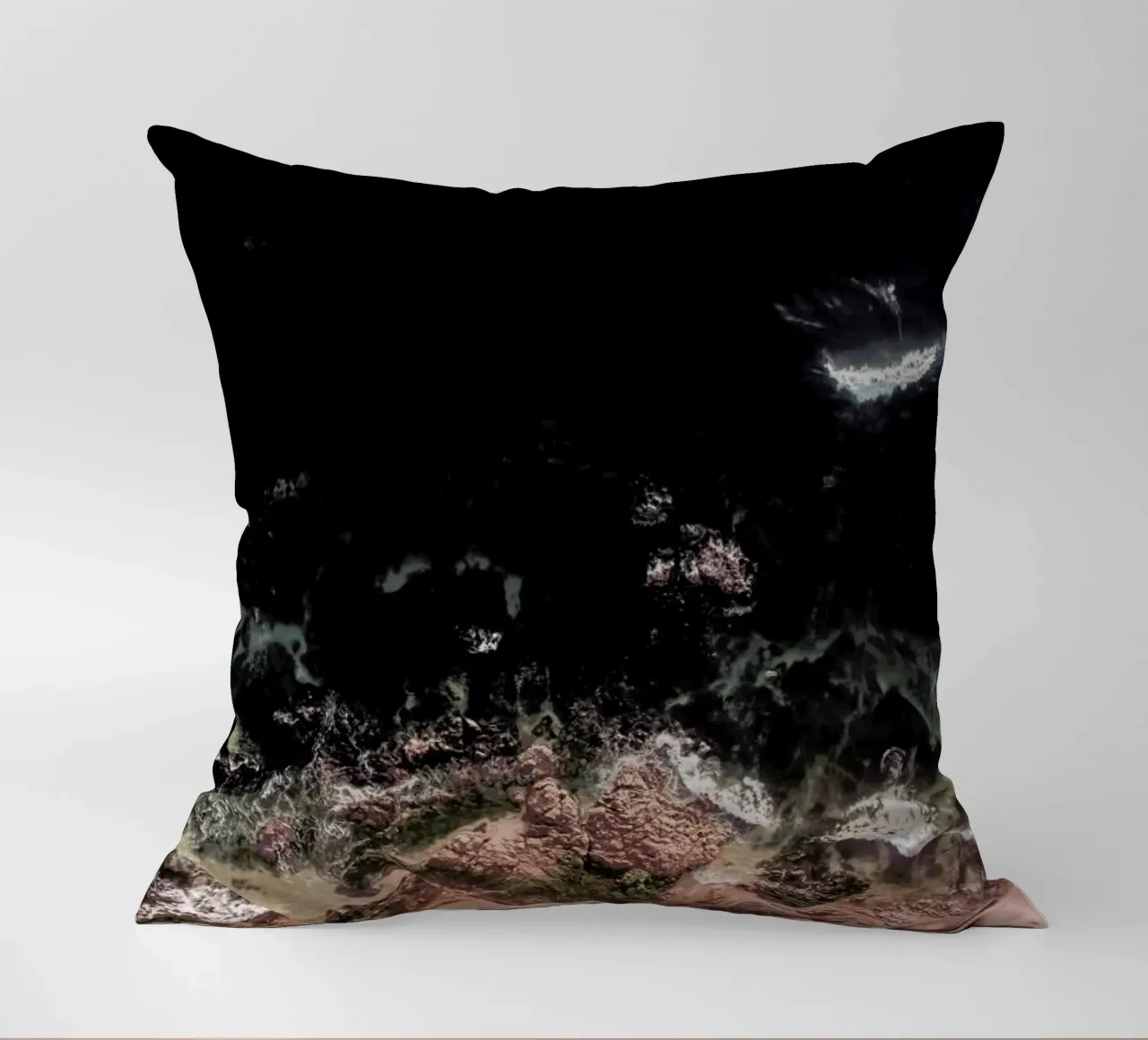 Ocean Pearls decorative cushion by Ingrid Beddoes
