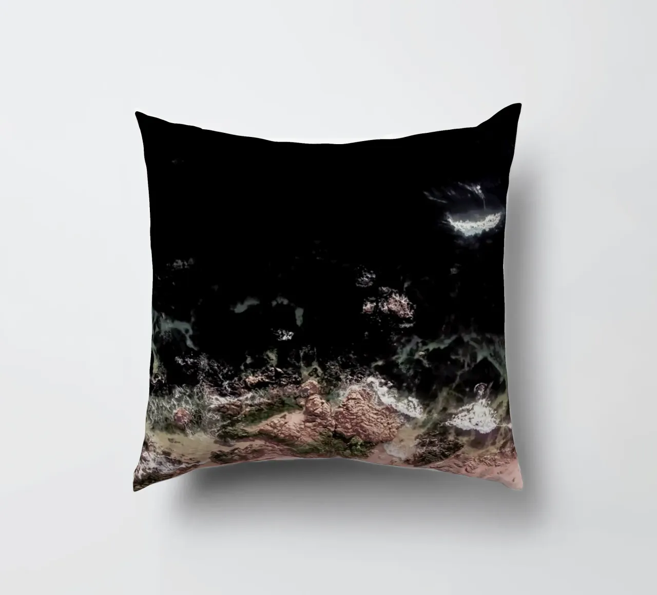 Ocean Pearls decorative cushion by Ingrid Beddoes