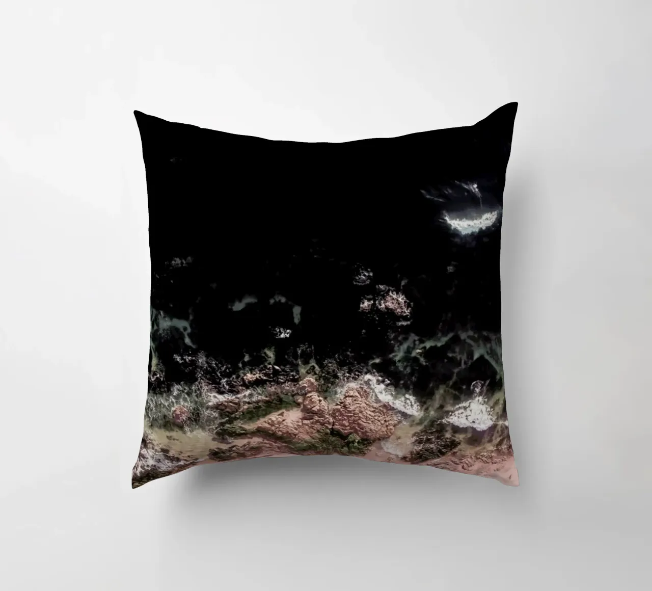 Ocean Pearls decorative cushion by Ingrid Beddoes