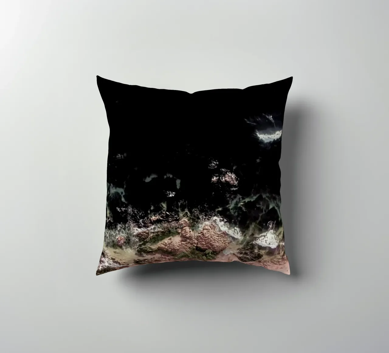 Ocean Pearls decorative cushion by Ingrid Beddoes