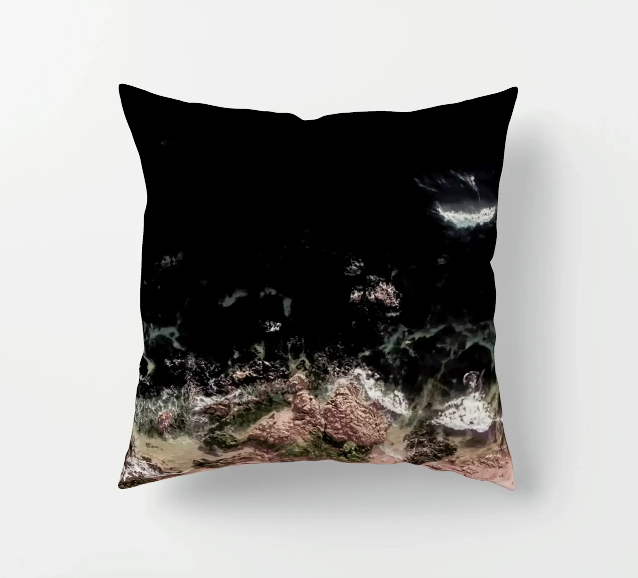 Ocean Pearls decorative cushion by Ingrid Beddoes
