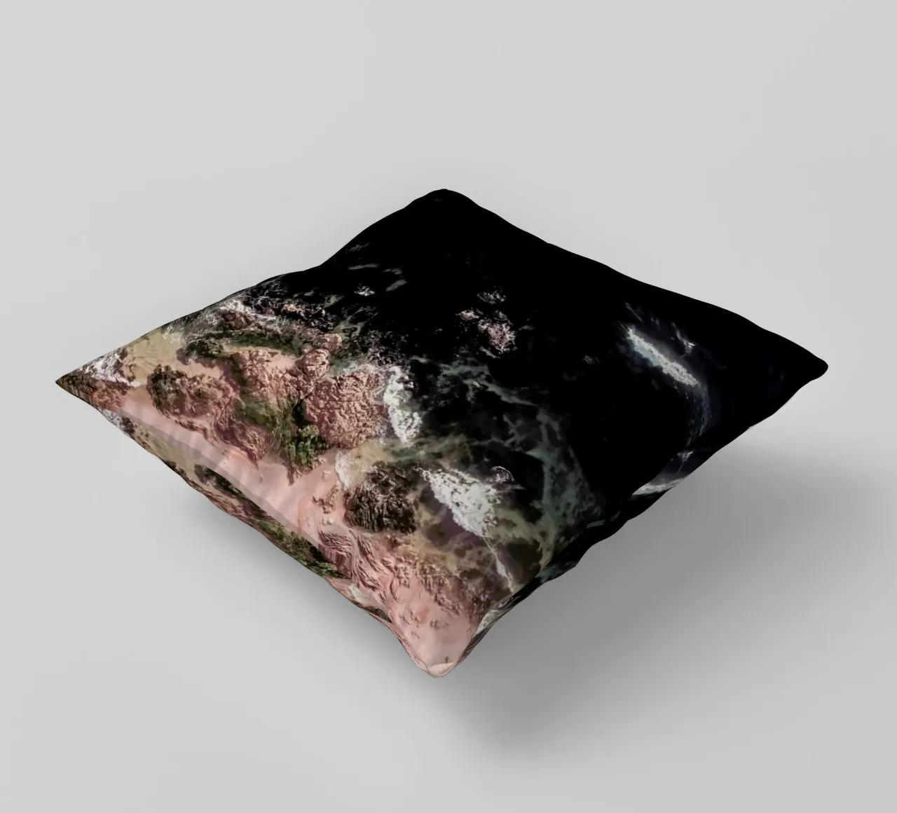 Ocean Pearls decorative cushion by Ingrid Beddoes