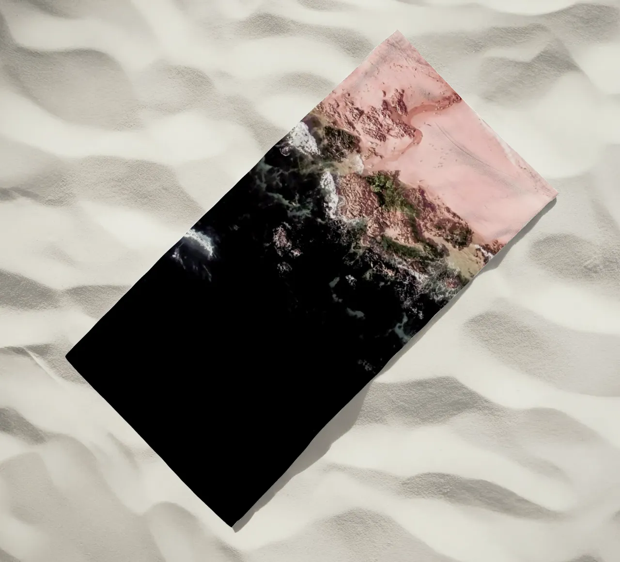 Ocean Pearls beach towel by Ingrid Beddoes