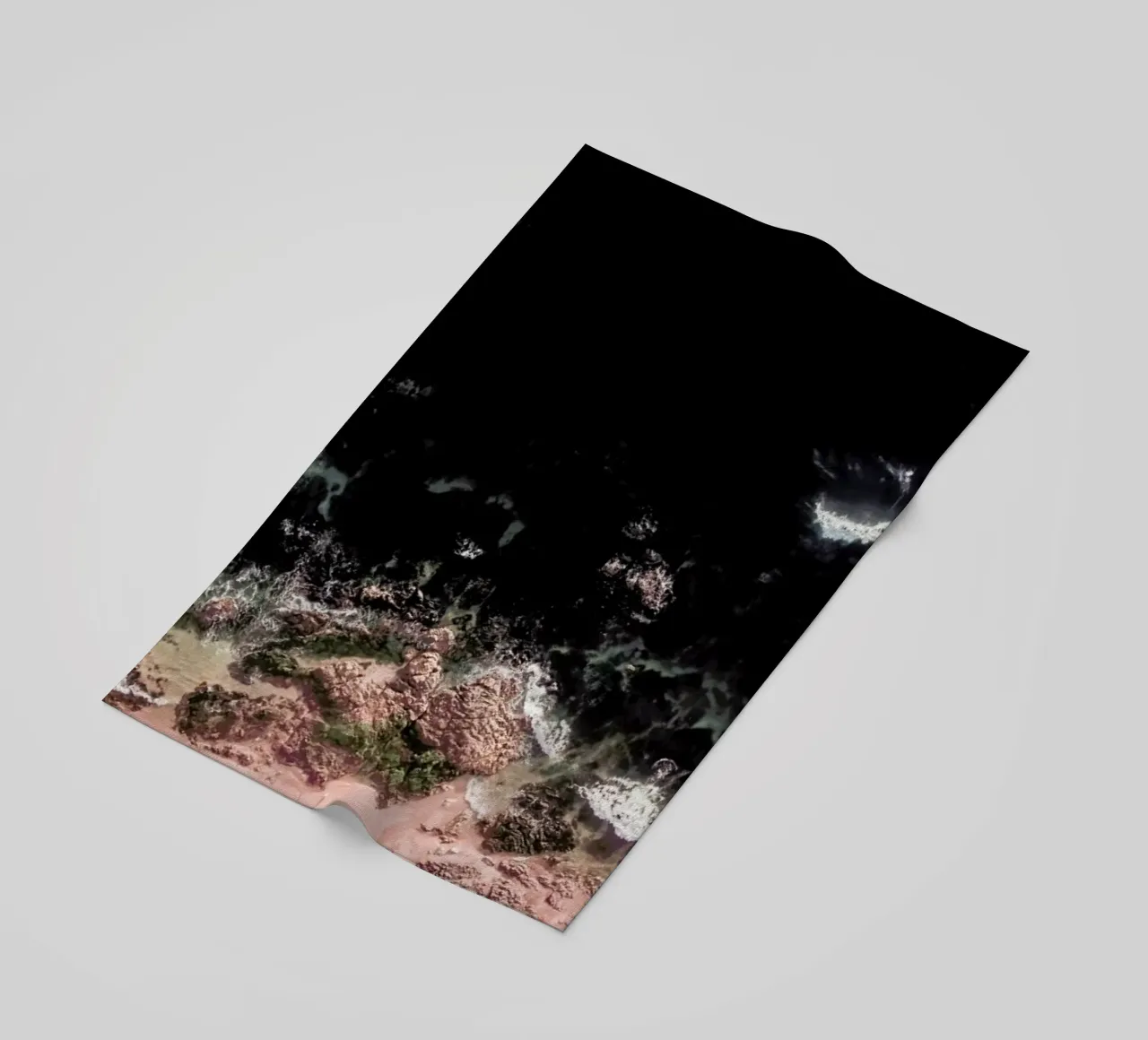 Ocean Pearls beach towel by Ingrid Beddoes