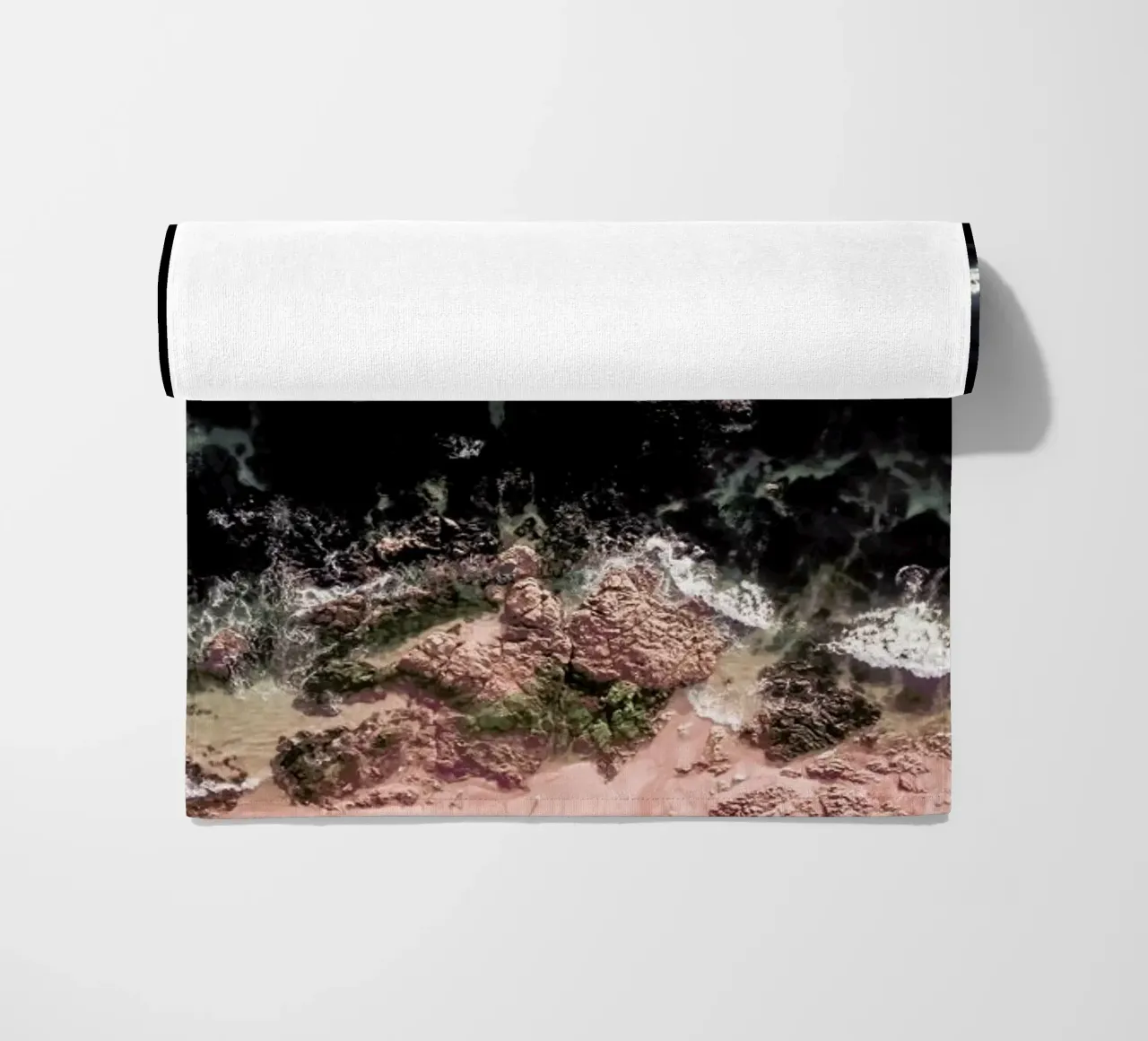 Ocean Pearls beach towel by Ingrid Beddoes