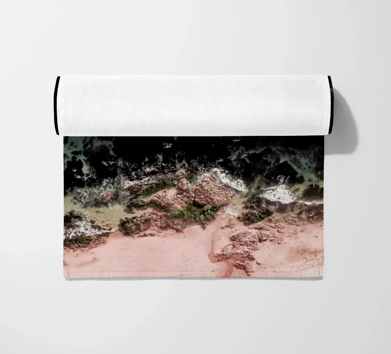 Ocean Pearls beach towel by Ingrid Beddoes