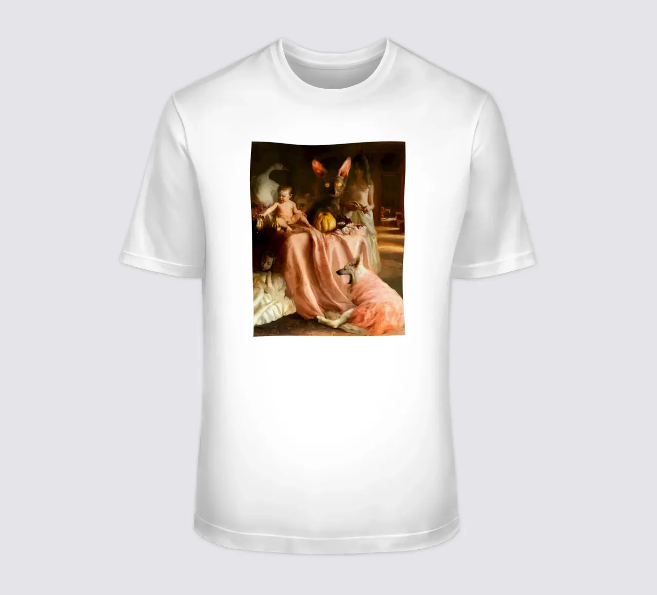 Guillermo Lorca Sade and the Cat t-shirt by Birgitart