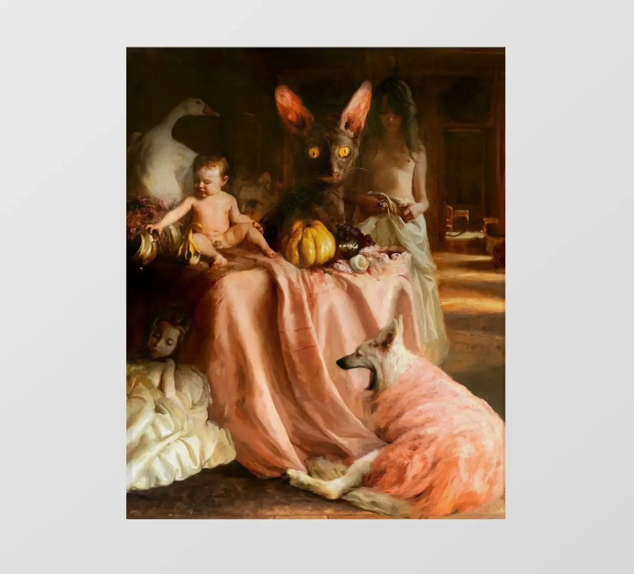 Guillermo Lorca Sade e il gatto pellicola backlit da Birgitart