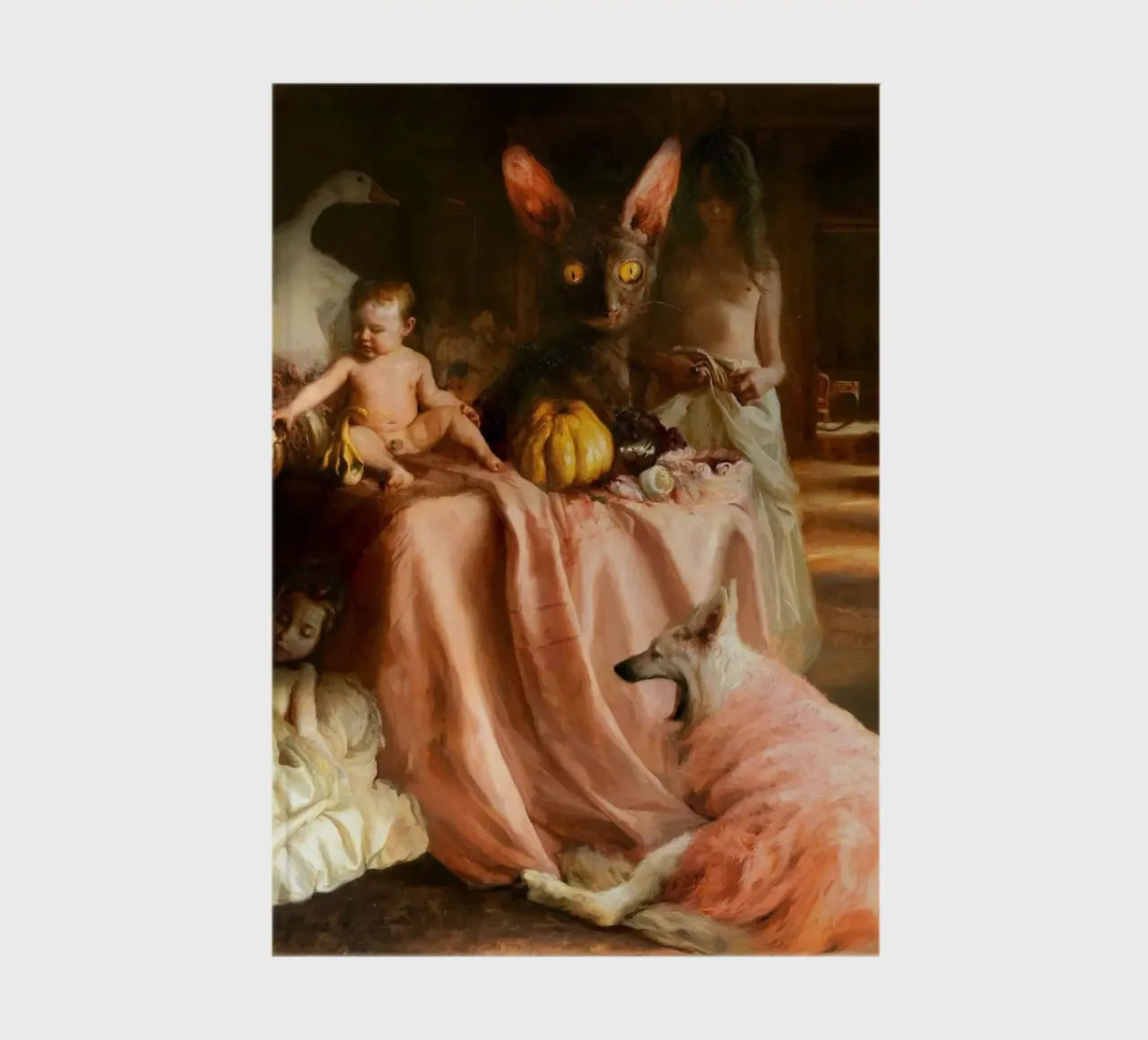 Guillermo Lorca Sade and the Cat notebook by Birgitart