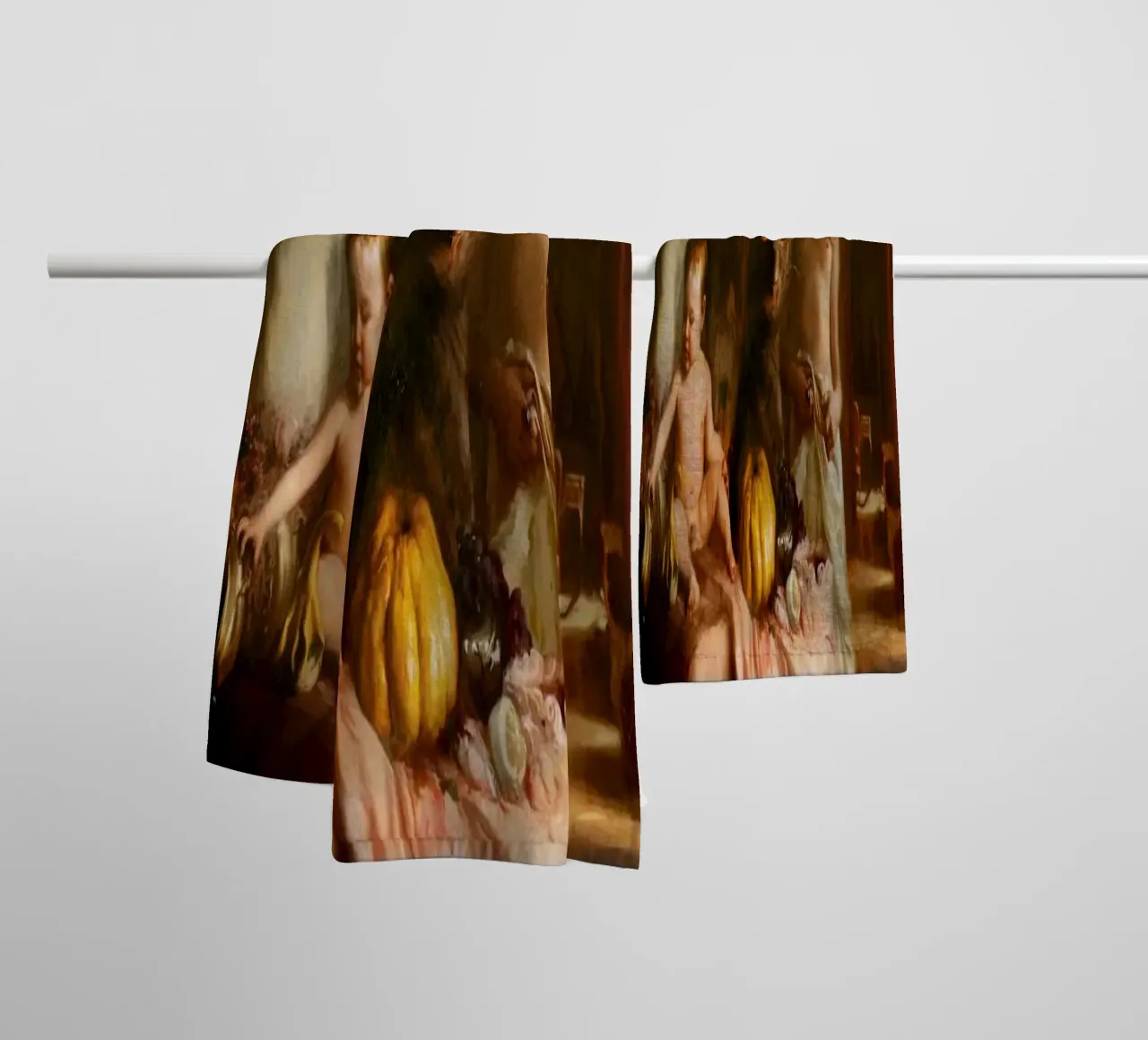 Guillermo Lorca Sade and the Cat towel by Birgitart