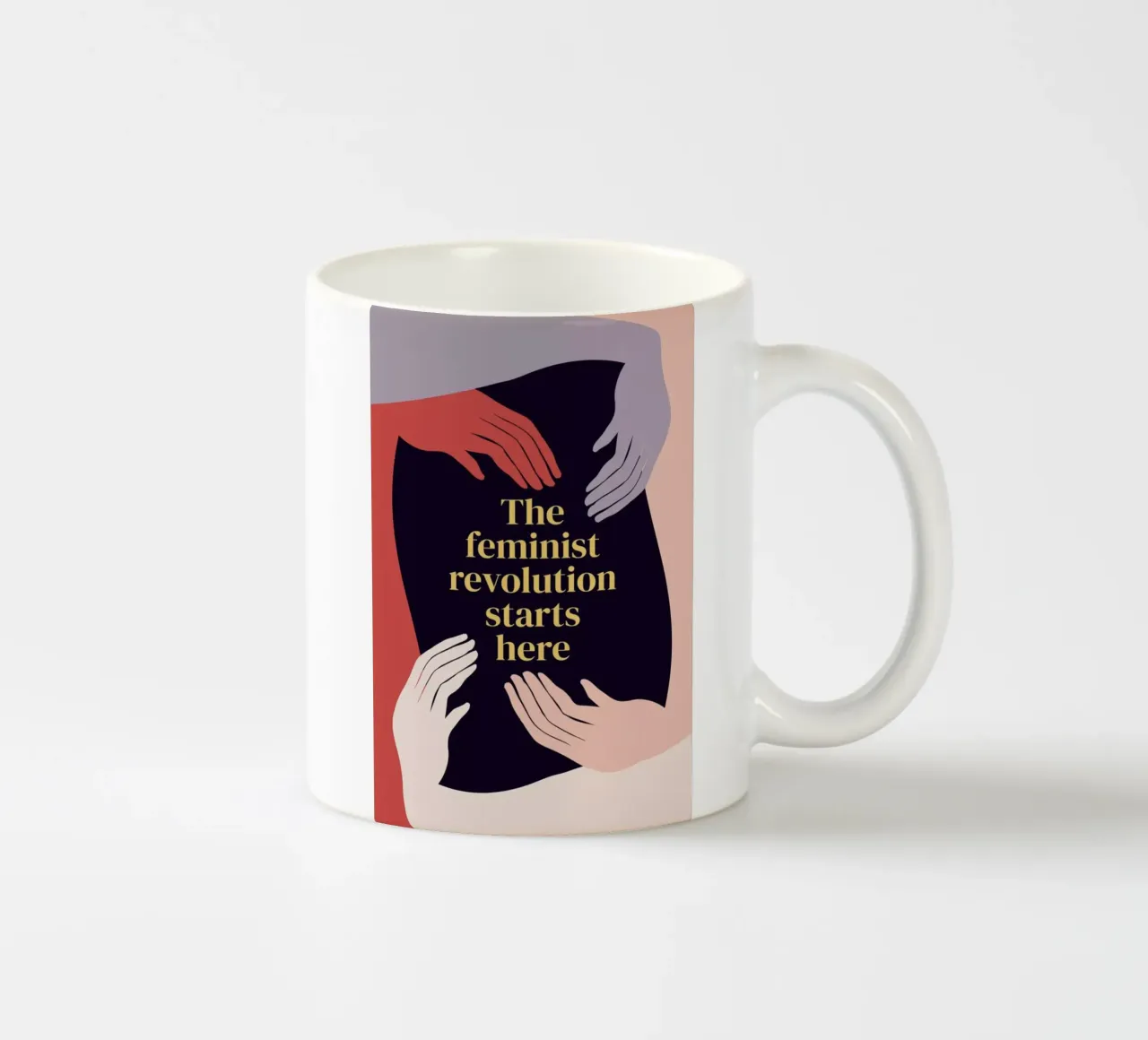 The Feminist Revolution Starts Here II tazza in ceramica da Les Glorieuses x JUNIQE