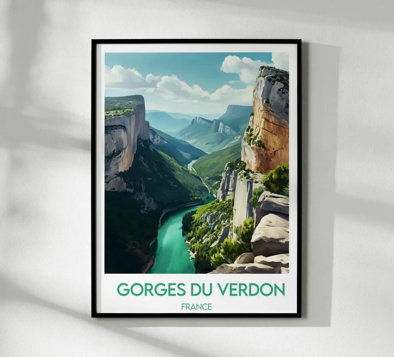 Cartel de las Gargantas del Verdon poster de Frame the World