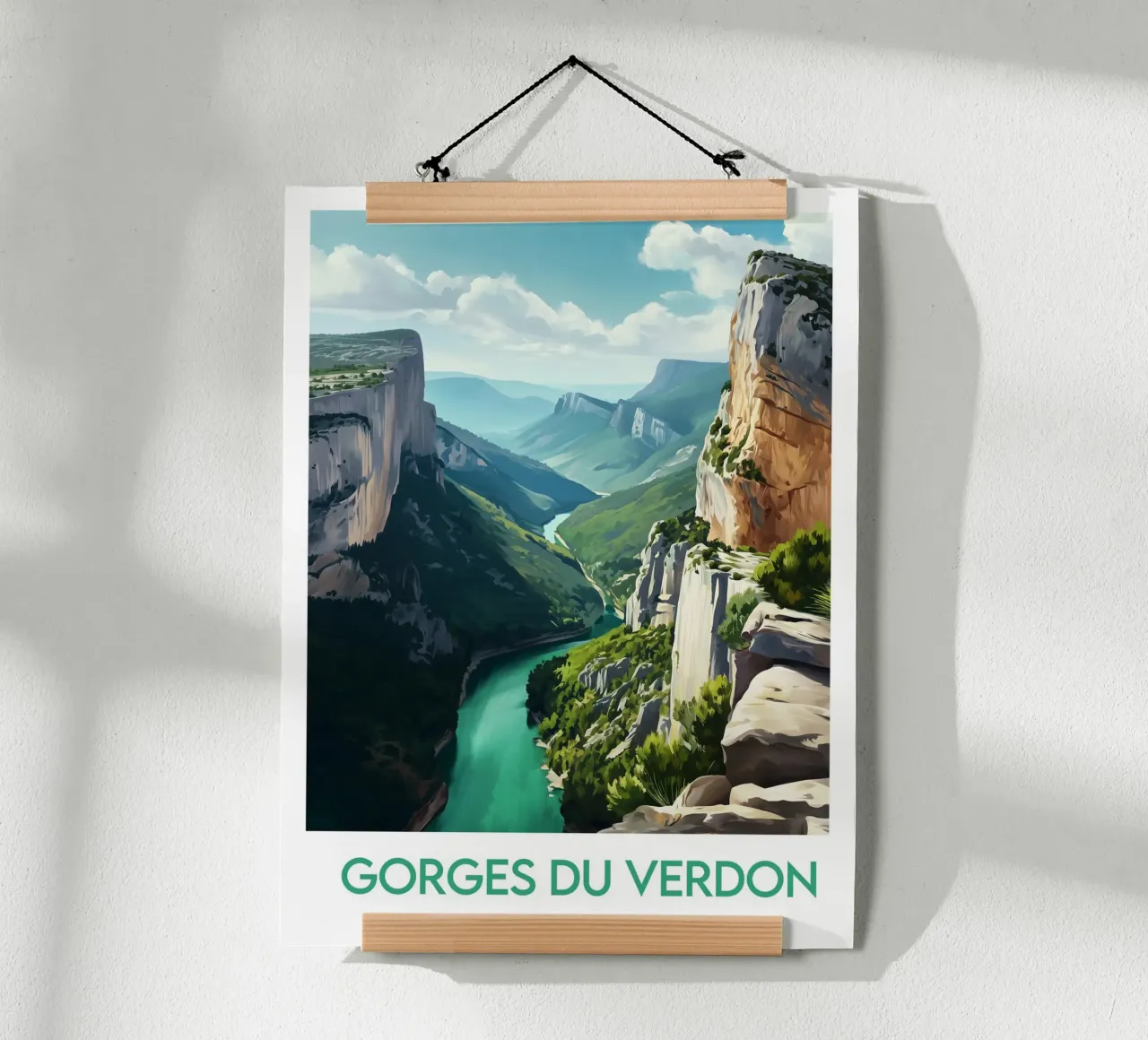 Cartel de las Gargantas del Verdon poster de Frame the World