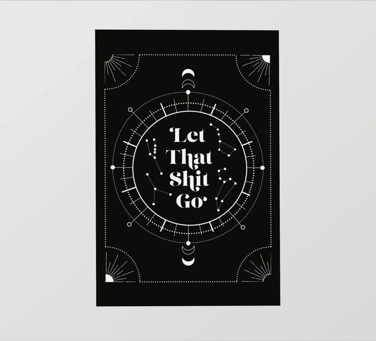 Let That Shit Go pellicola backlit da cafelab