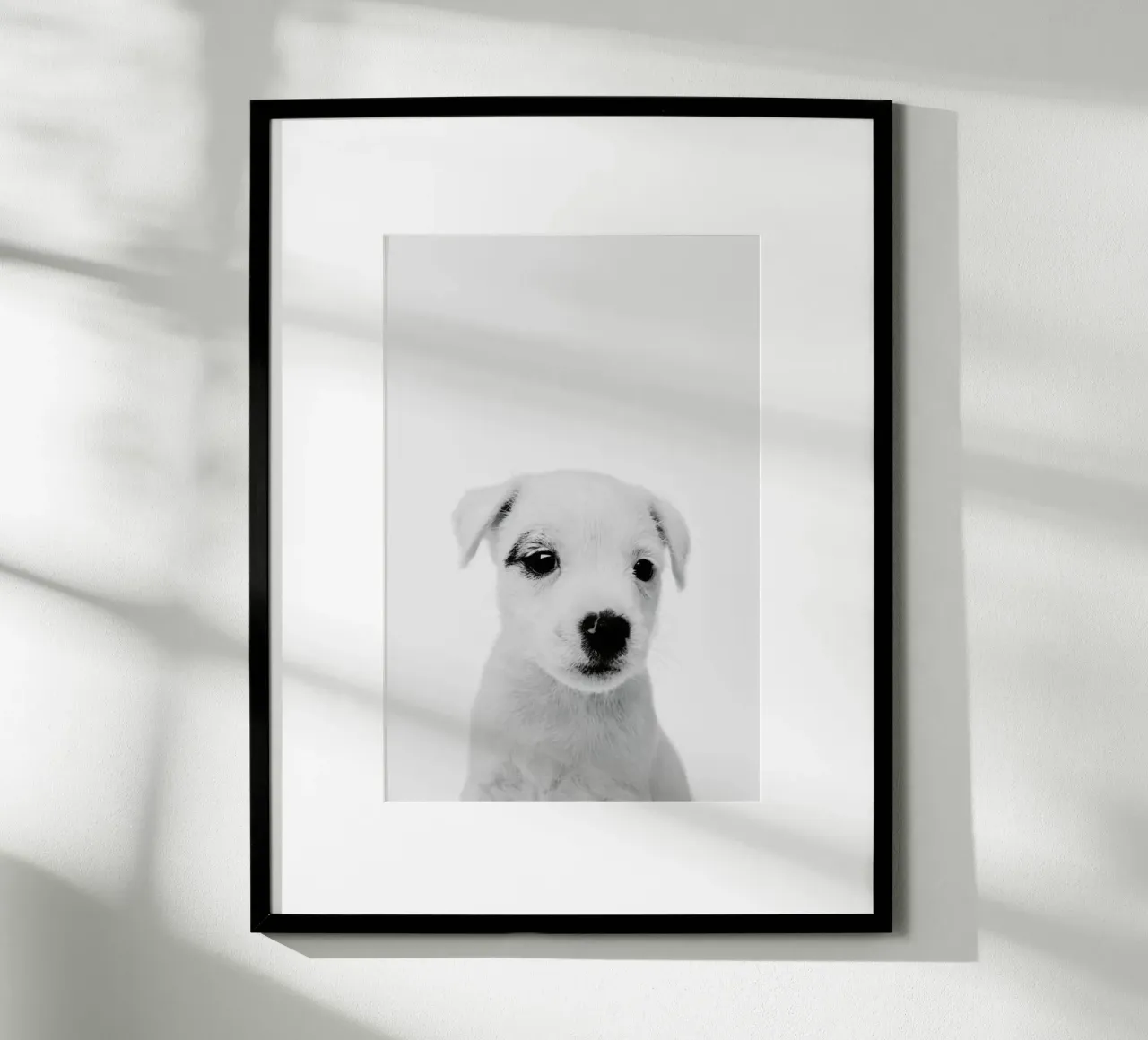 Puppy III Classic poster con telaio in alluminio da Paws & Claws
