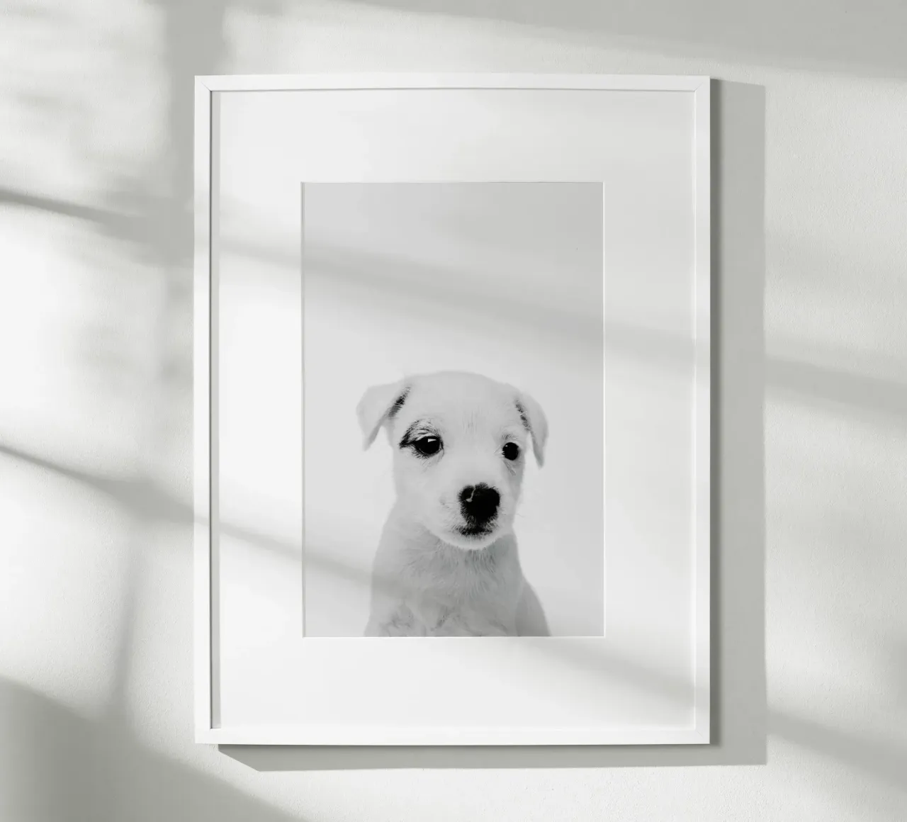 Puppy III Classic poster con telaio in alluminio da Paws & Claws