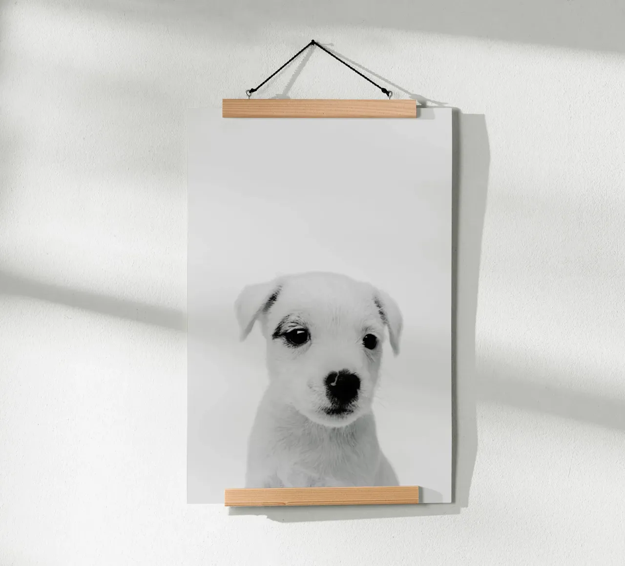 Puppy III Classic poster con telaio in alluminio da Paws & Claws