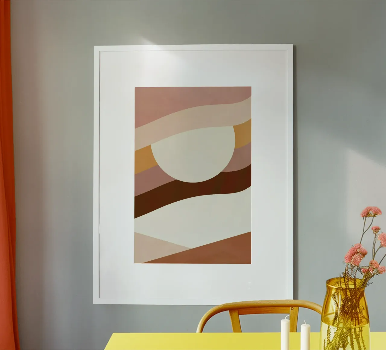 Woven poster con telaio in plastica da Pure