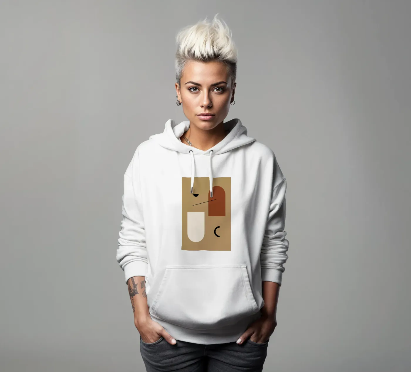 Split Level hoodie van Pure