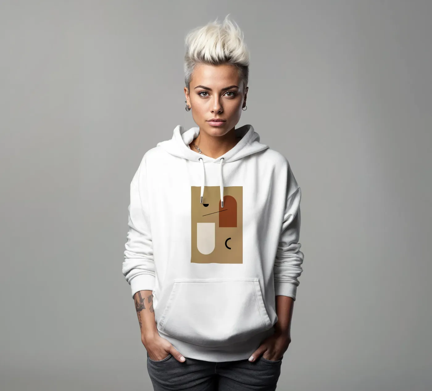 Split Level hoodie van Pure