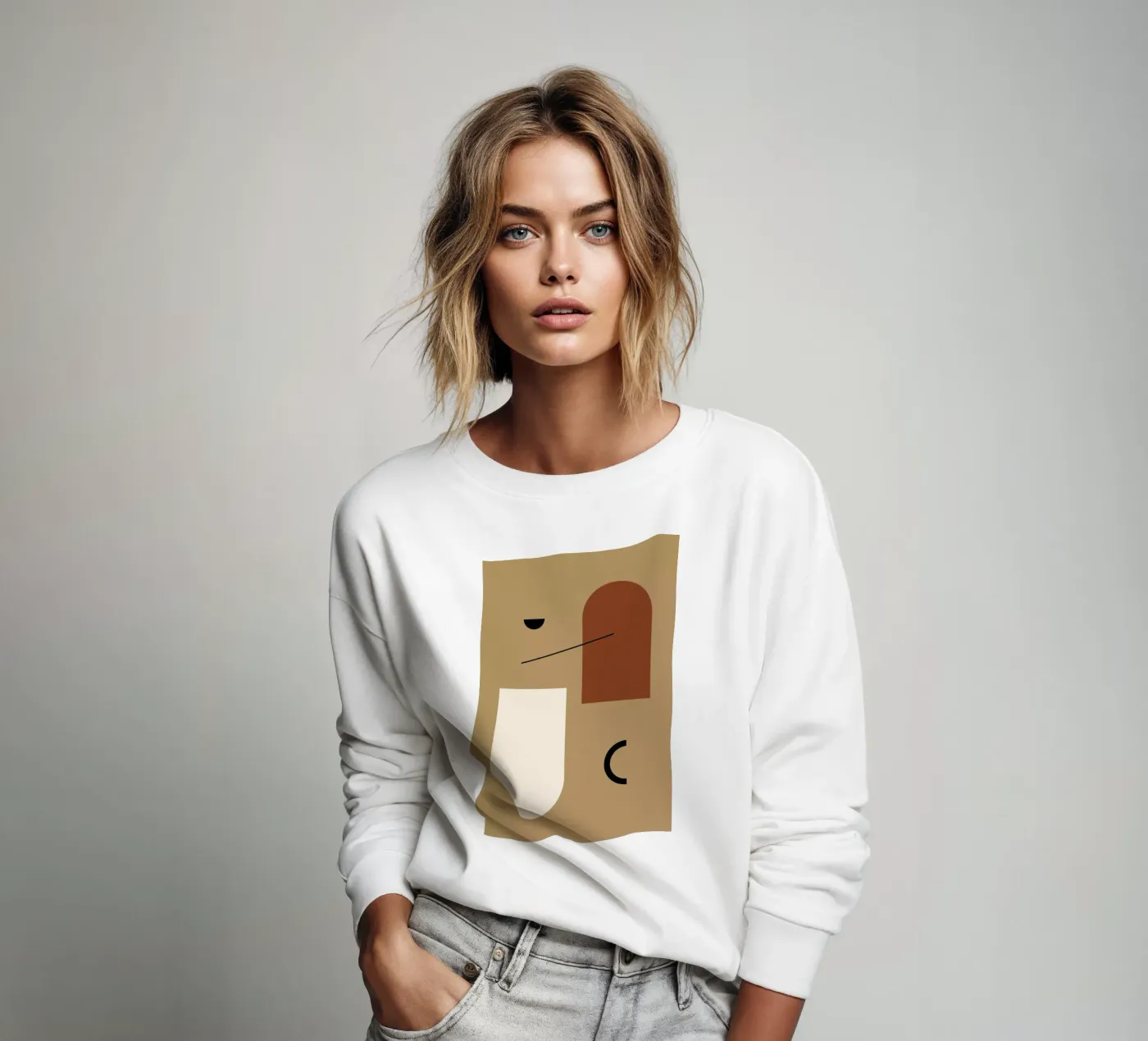 Split Level sweatshirt by Pure